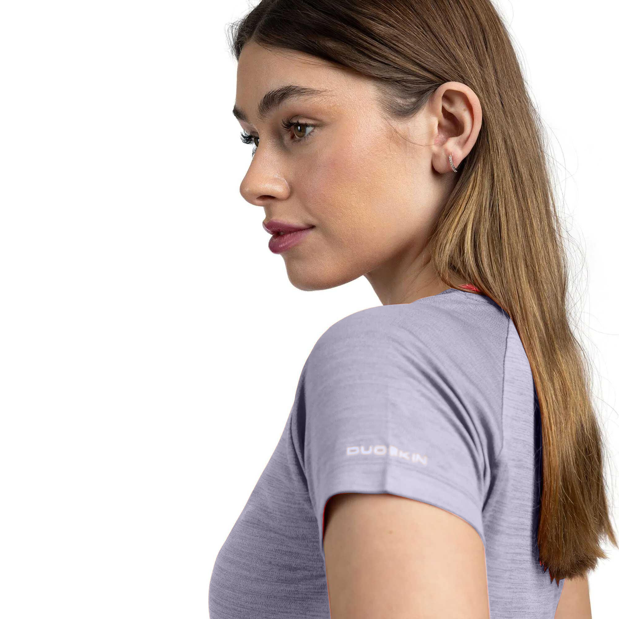 Tshirt Sport VICKLAND Femme (Bleu Ciel Chiné) 4/5