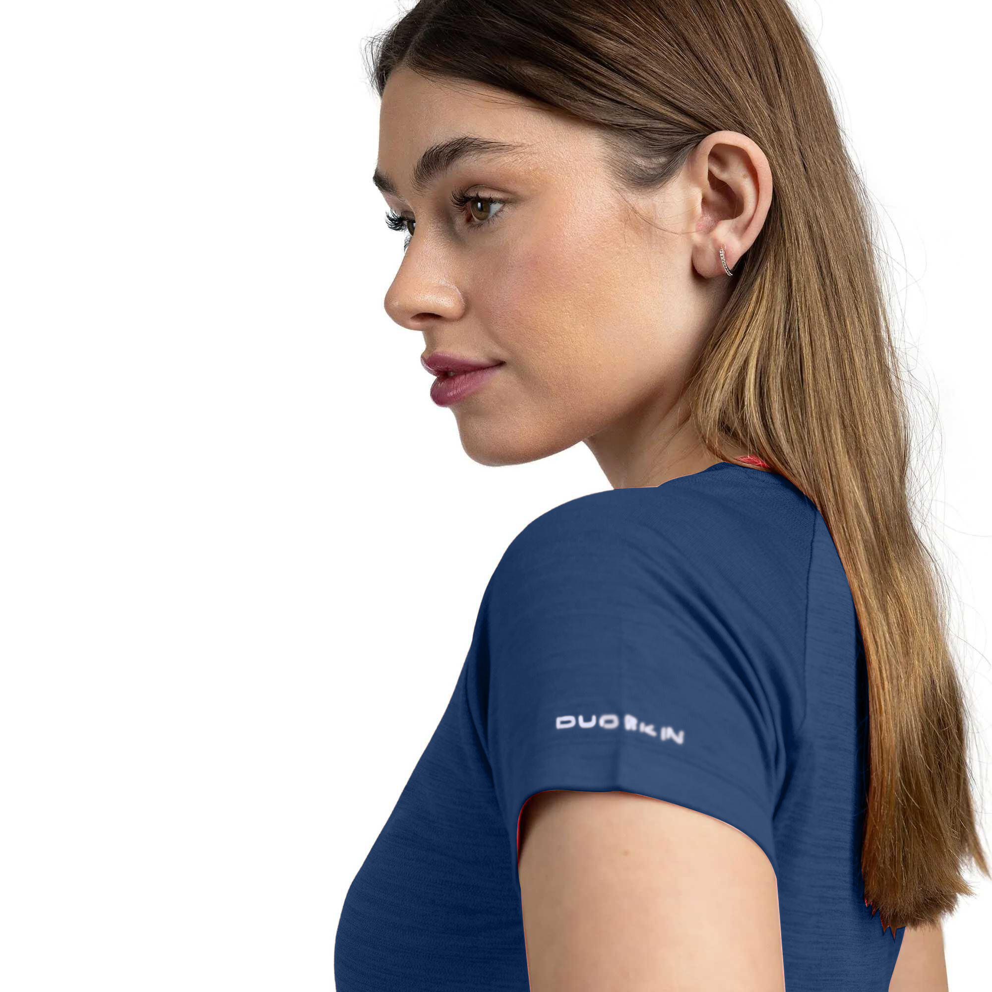 Womens/Ladies Vickland TP75 Active TShirt (Navy Marl) 3/5