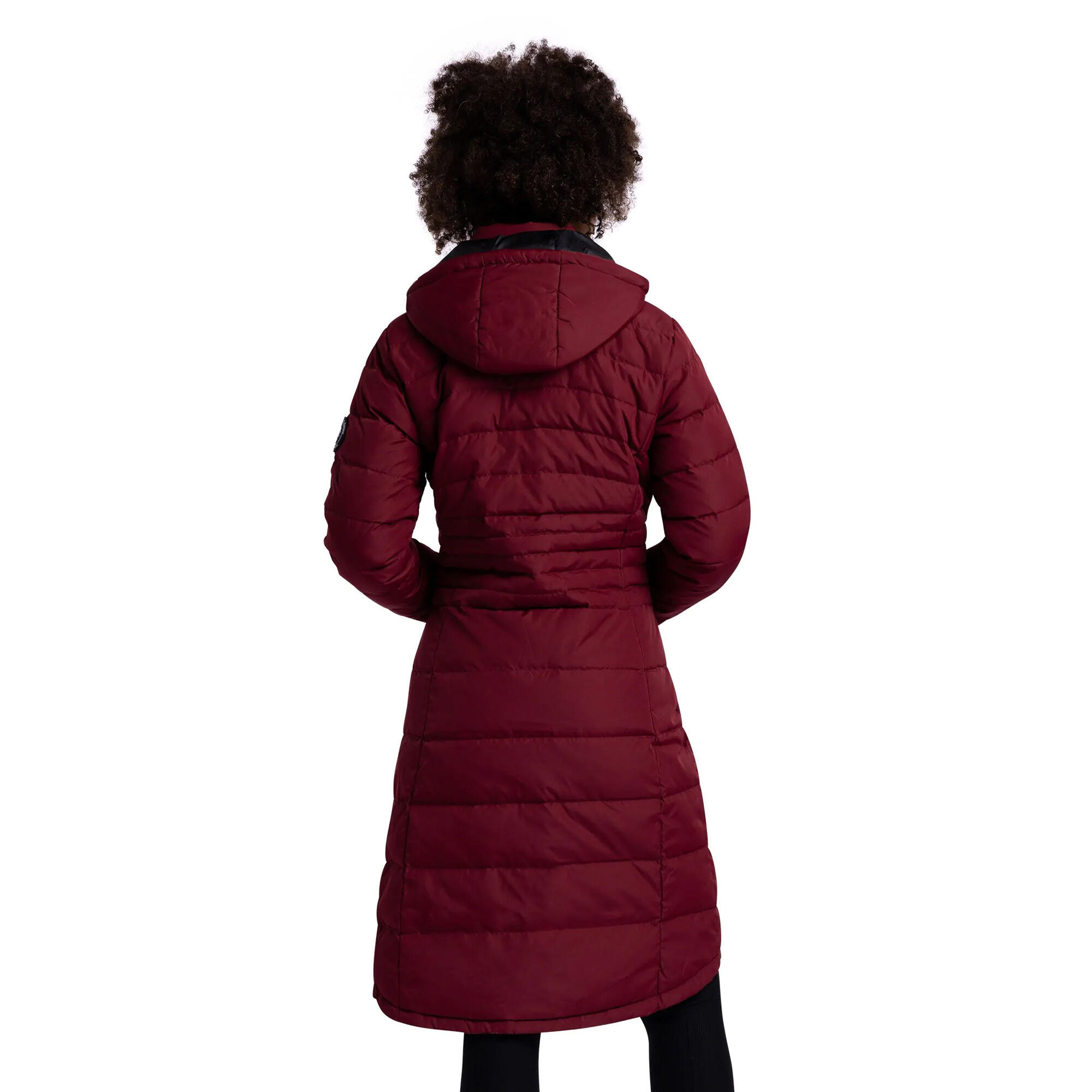 Piumino Donna Trespass Bitsy Ciliegia Scuro 3/5