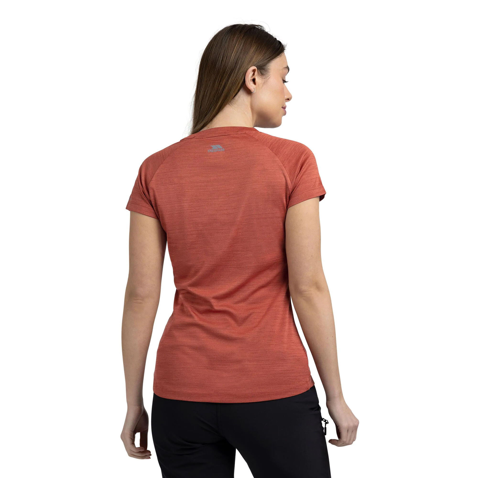 "Vickland" TShirt für Aktiv Damen Gebrannte Siena meliert 3/5