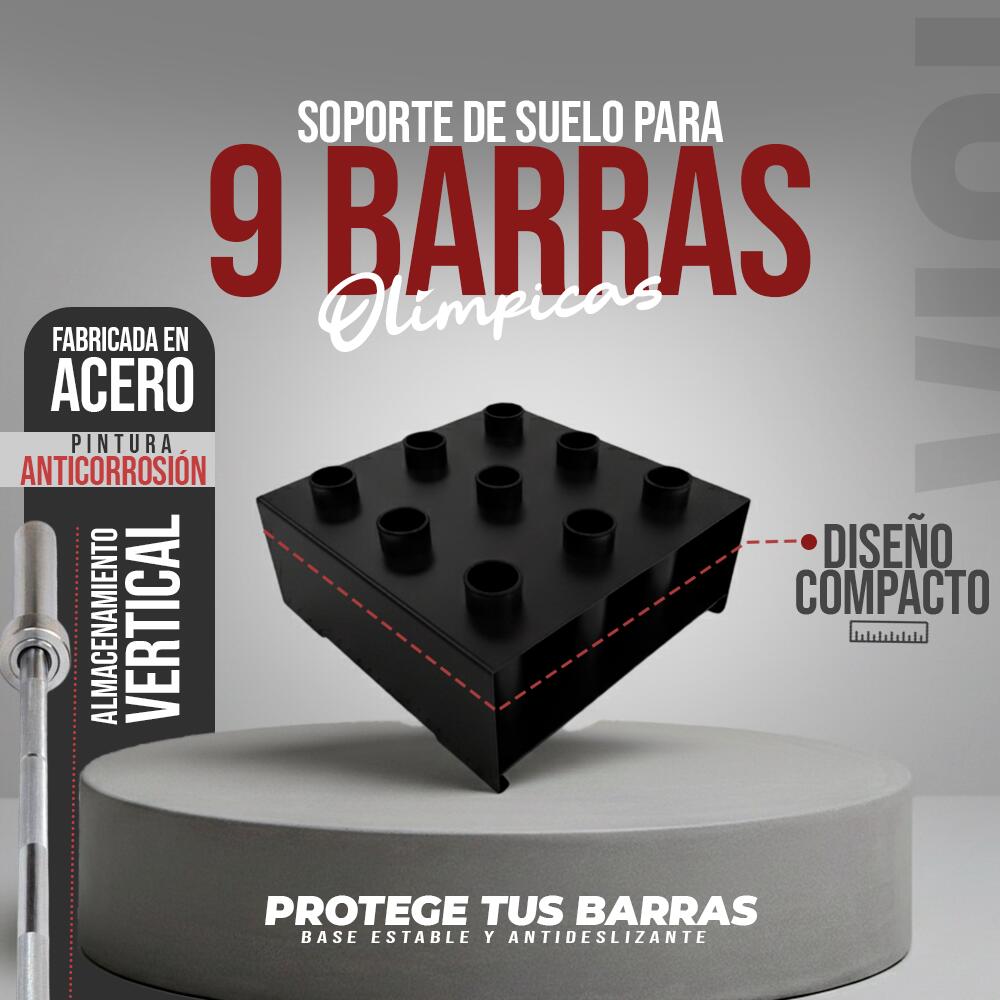 Soporte de 9 barras de suelo Viok Sport 3/3
