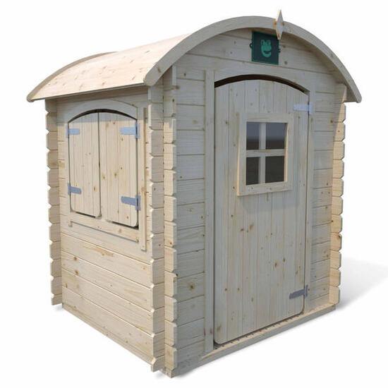 Cabane chalet en bois extérieur avec toit arrondi PATTY