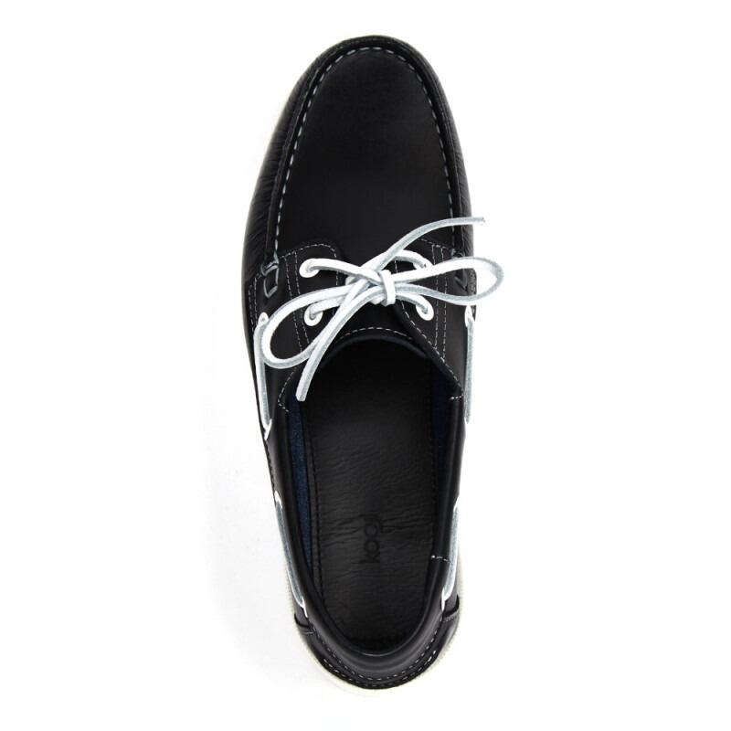 Sapatos náuticos de homem em couro azul-marinho KOOJI 6/7