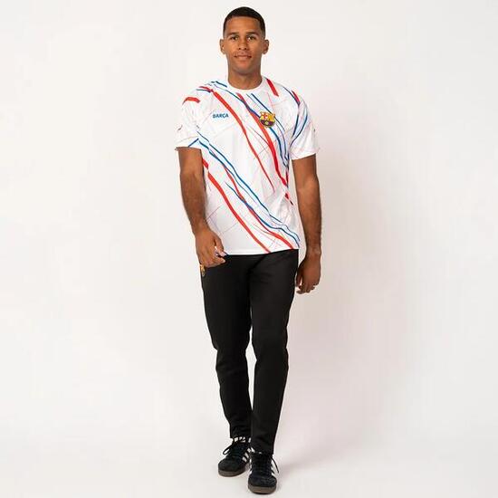 FC Barcelona Maillot de Football Hommes - Blanc