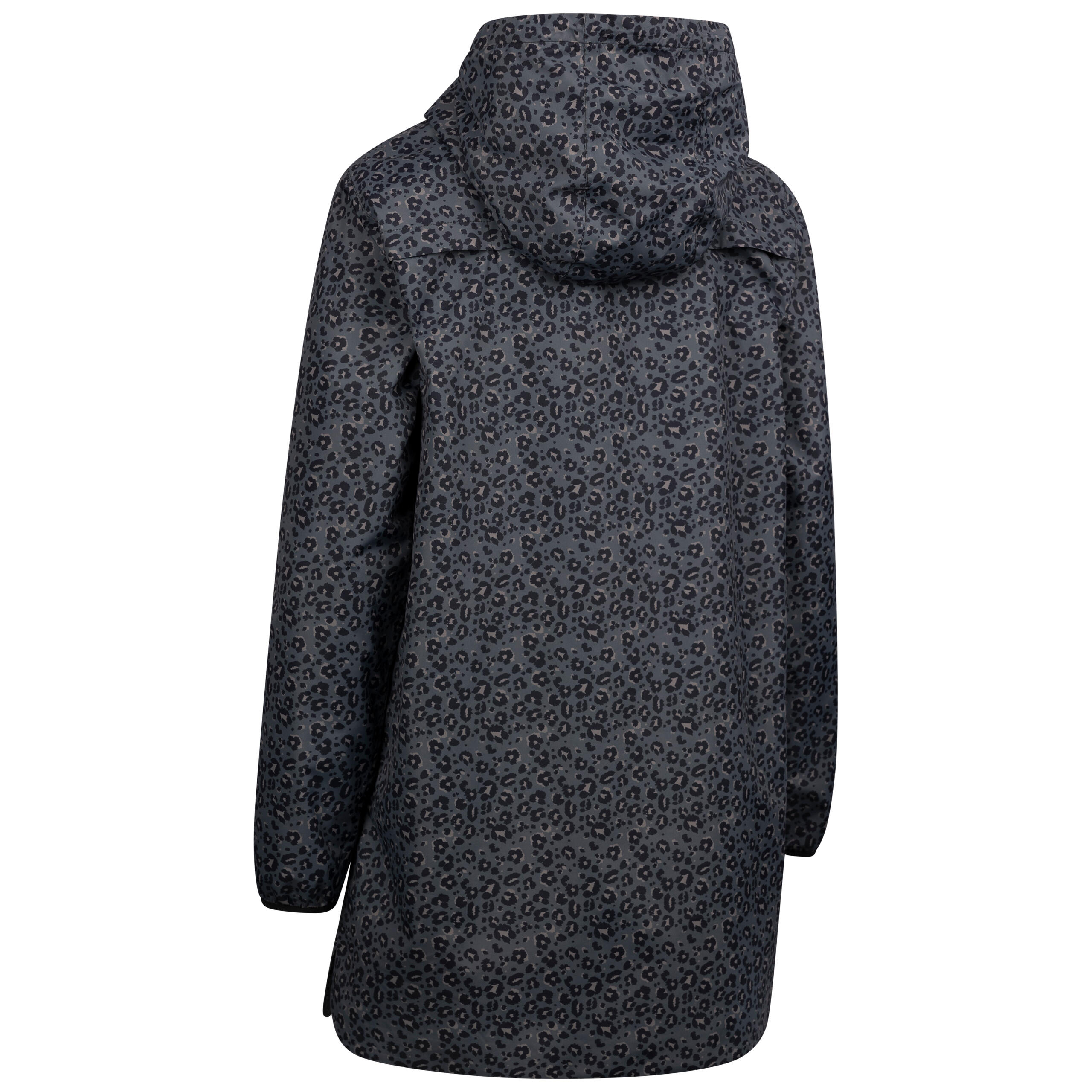 Trespass Parched - Chaqueta impermeable para mujer con estampado negro 2/2