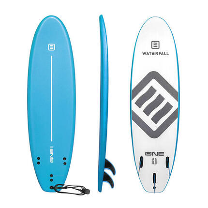 Planche Surf Waterfall One 6' Bleue 45L Enfant / Adulte Léger