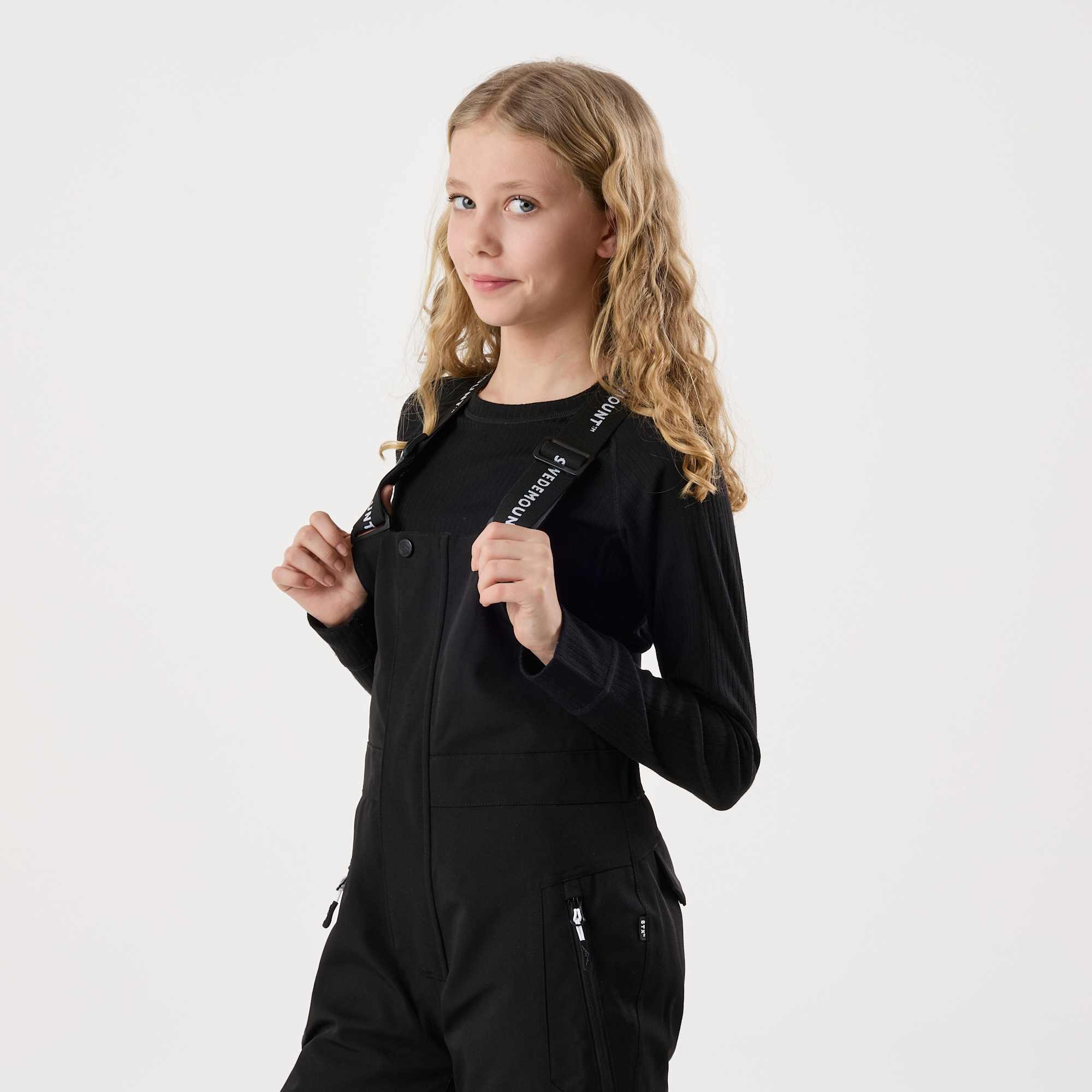 Pantalon de ski junior imperméable respirant coupe-vent Bib Pants JR 5/8