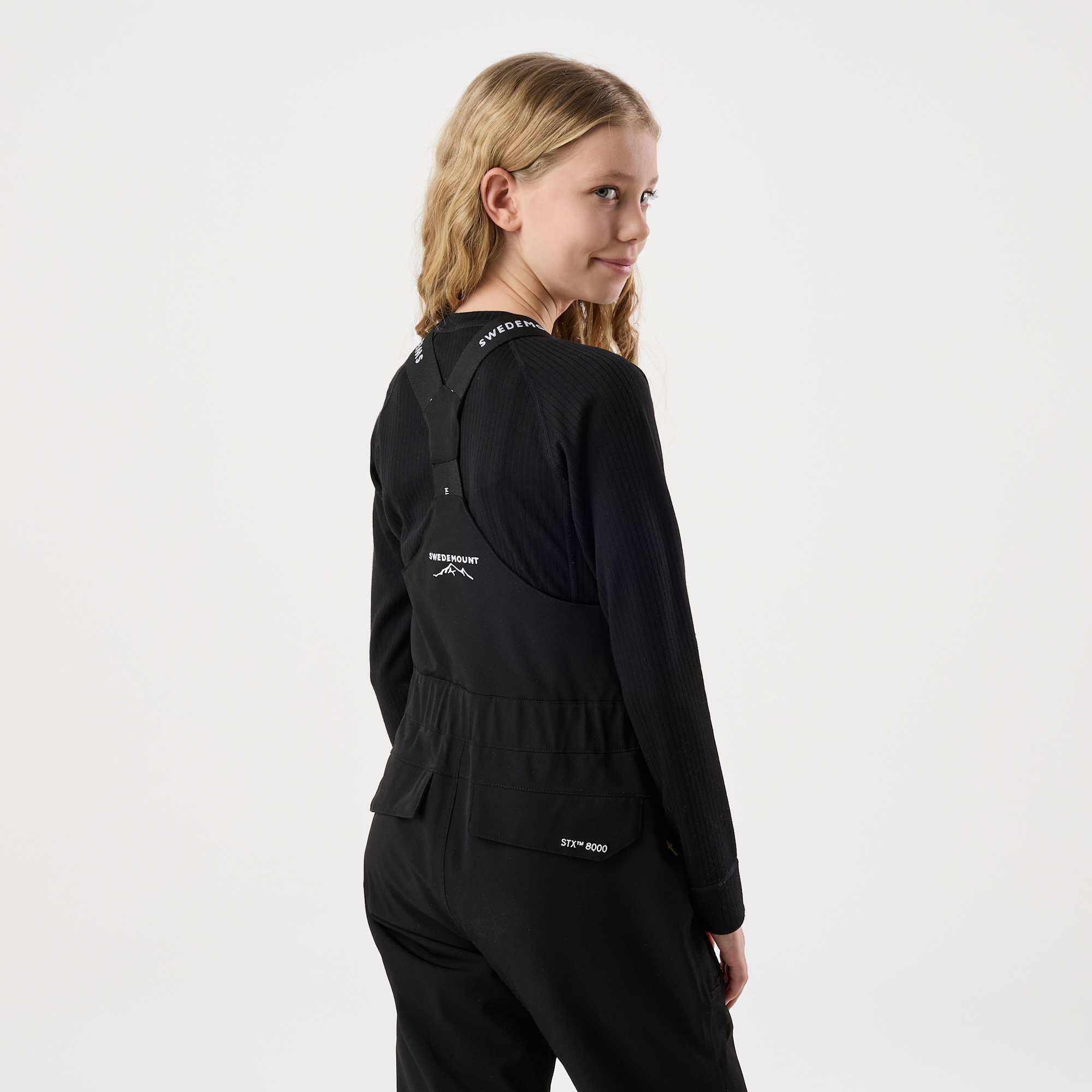 Pantalon de ski junior imperméable respirant coupe-vent Bib Pants JR 6/8