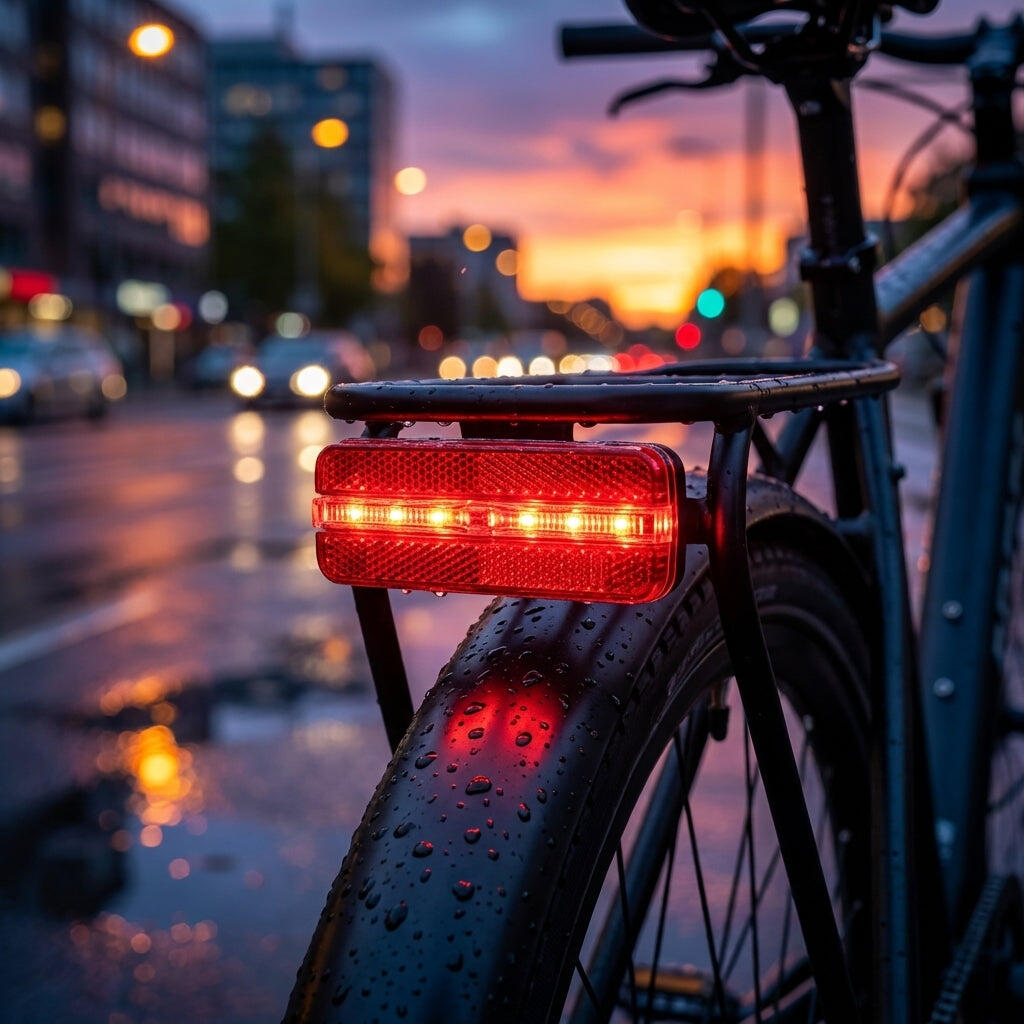 luce posteriore per bicicletta con luce di posizionamento Buchel Sunset Strip Le 2/2