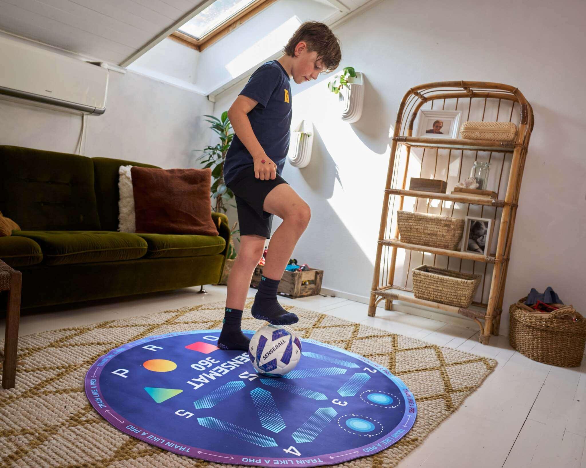 SenseMat 360 - Profi-Kognitives & Fußarbeit Fußball-Trainingsmatte 5/8