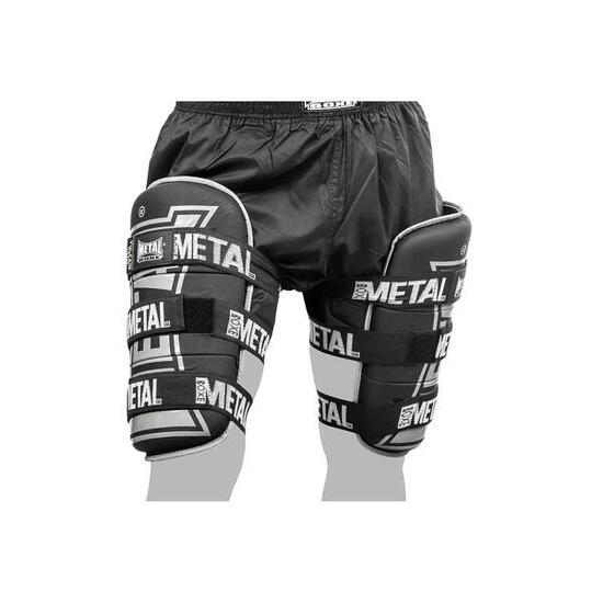 Paire de protection cuisses Metal Boxe