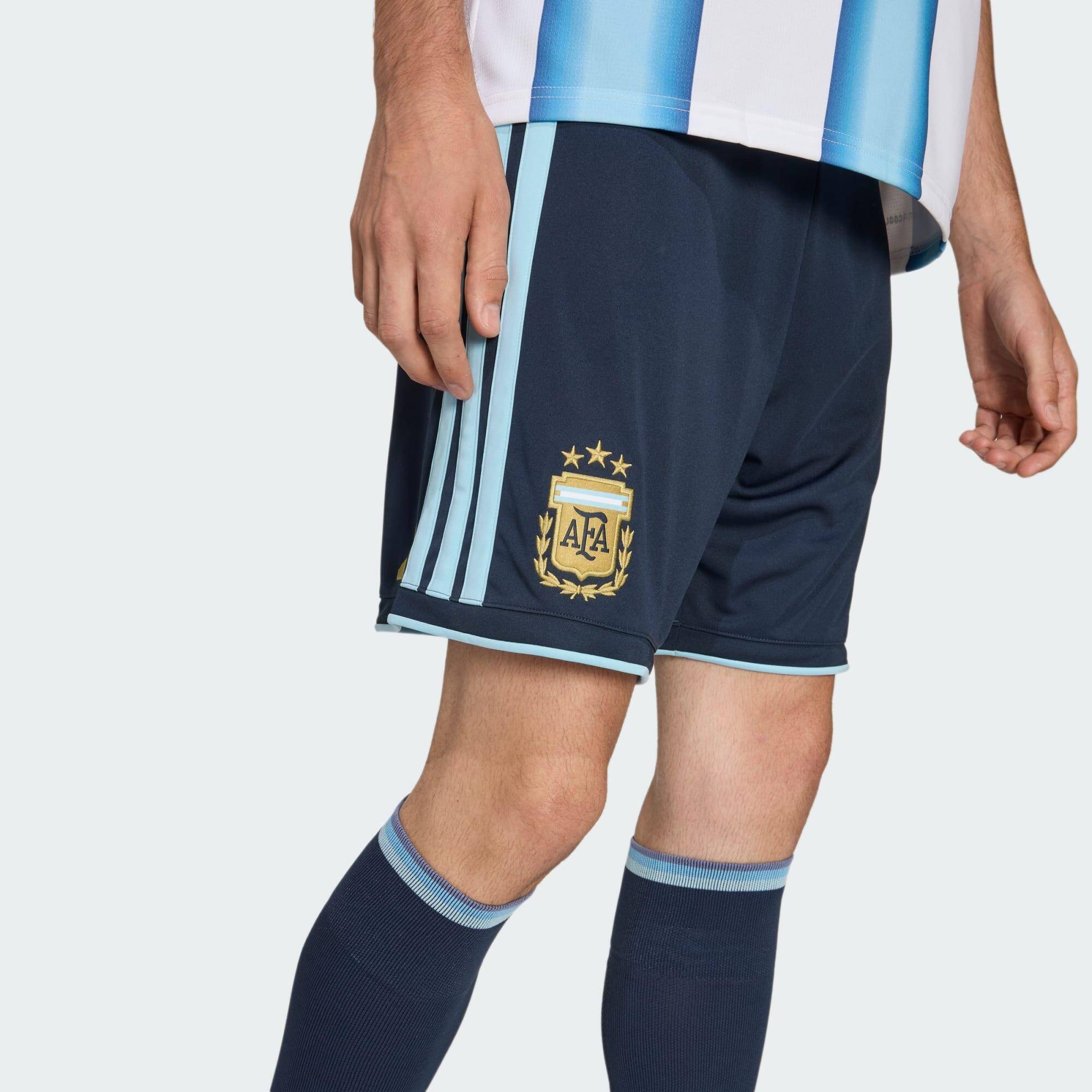 Adidas AFA H SHO D Men Football Shorts Blue -  5