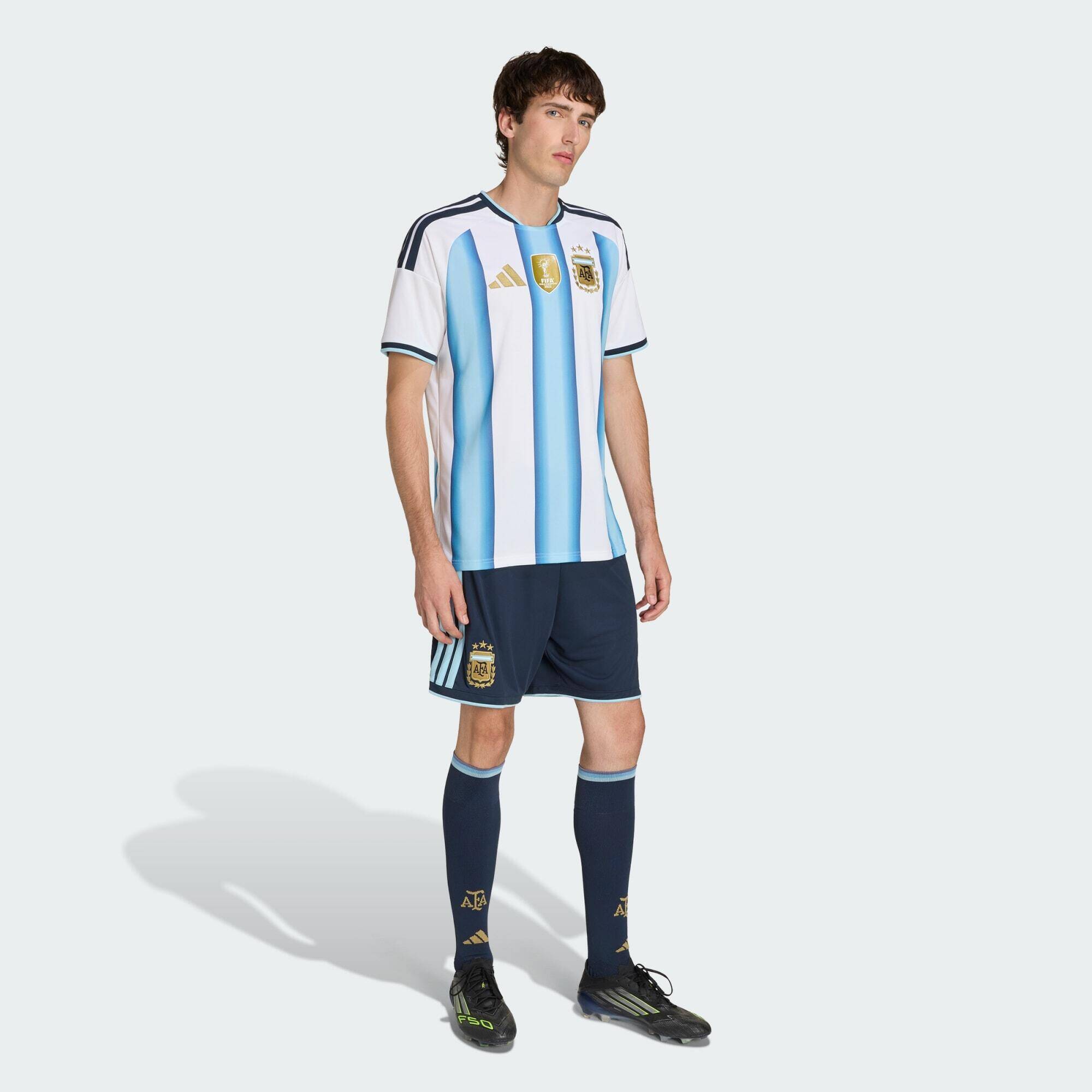 Adidas AFA H SHO D Men Football Shorts Blue -  4