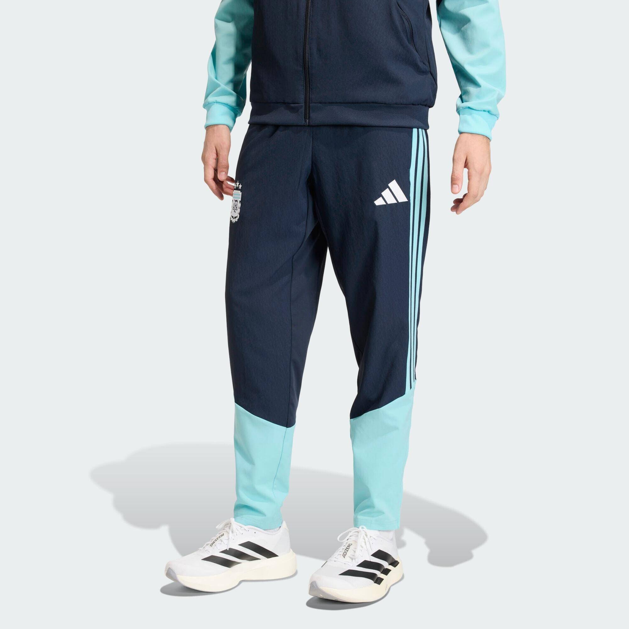 Adidas AFA PRE PNT Men Football Track Pant Blue -  2