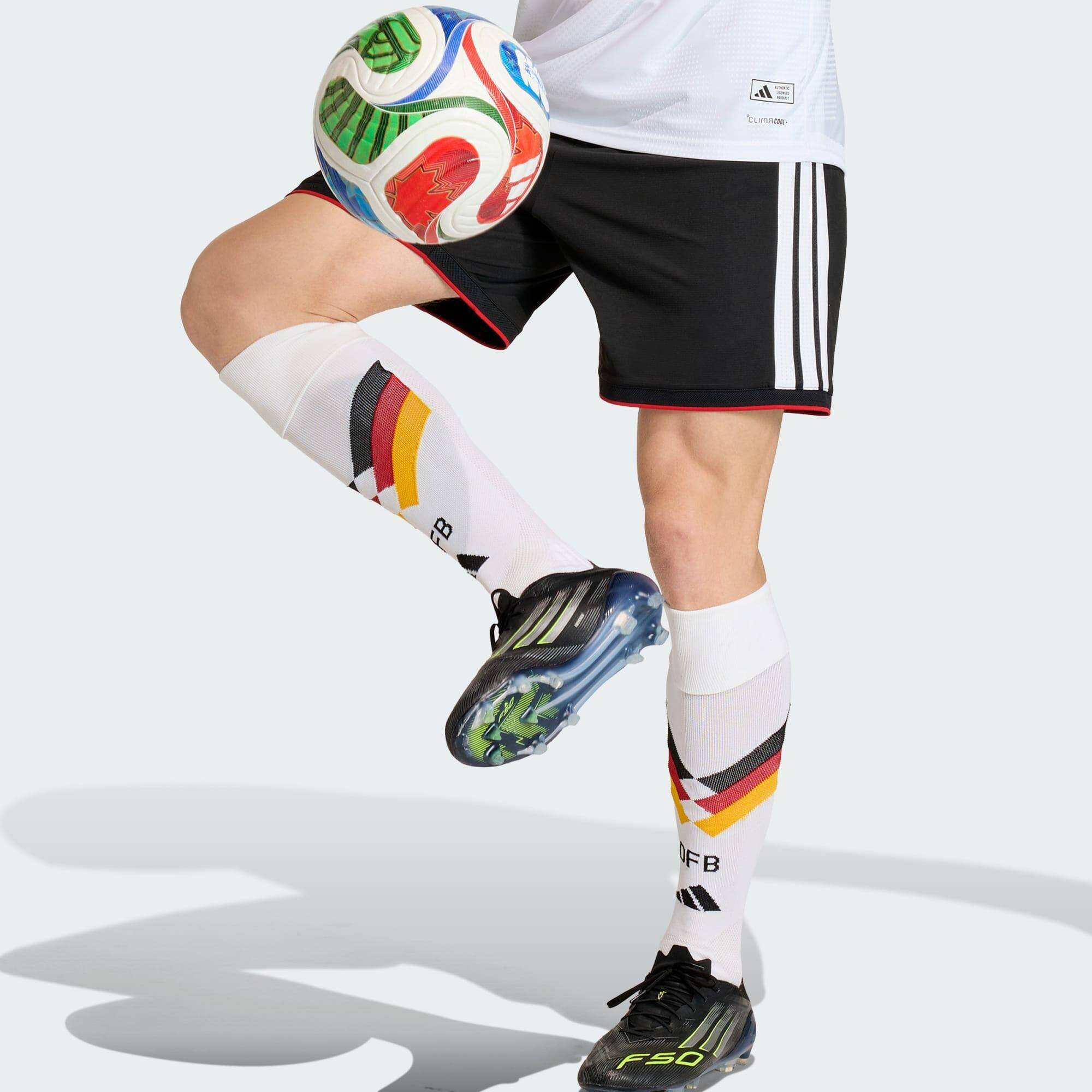 Adidas DFB H SHO Men Football Shorts Black -  5
