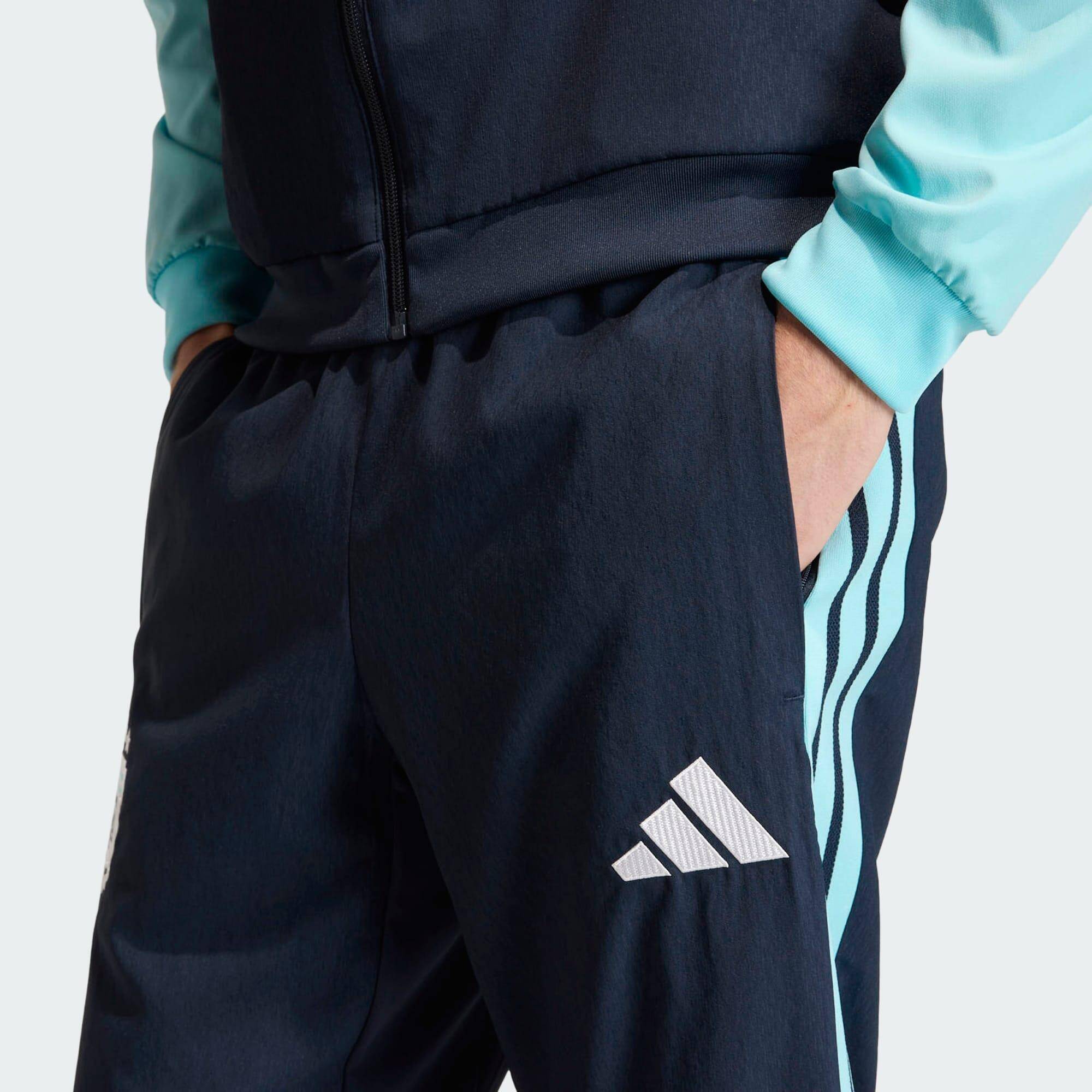 Adidas AFA PRE PNT Men Football Track Pant Blue -  5