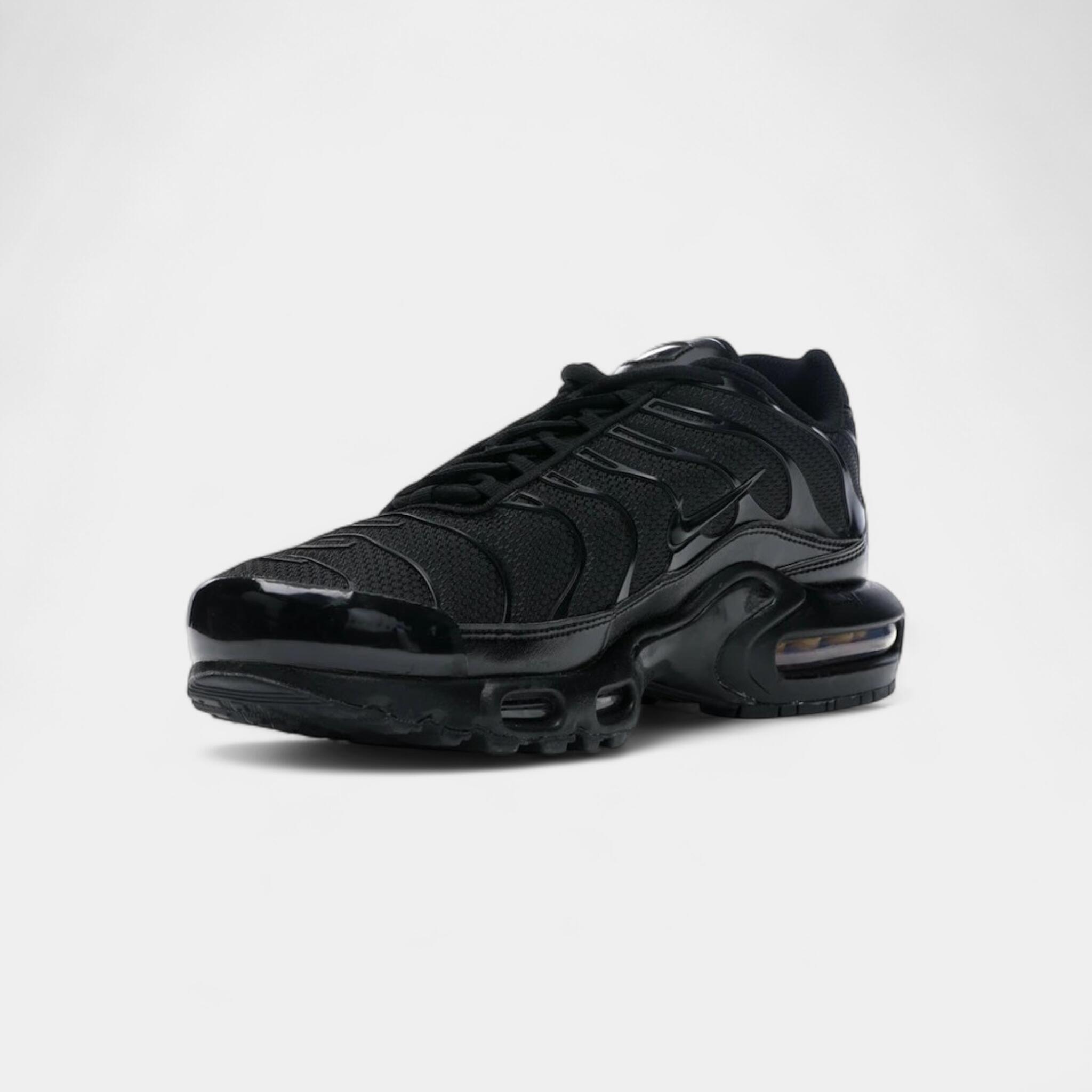 Nike Air Max Plus Triple Black 3/4