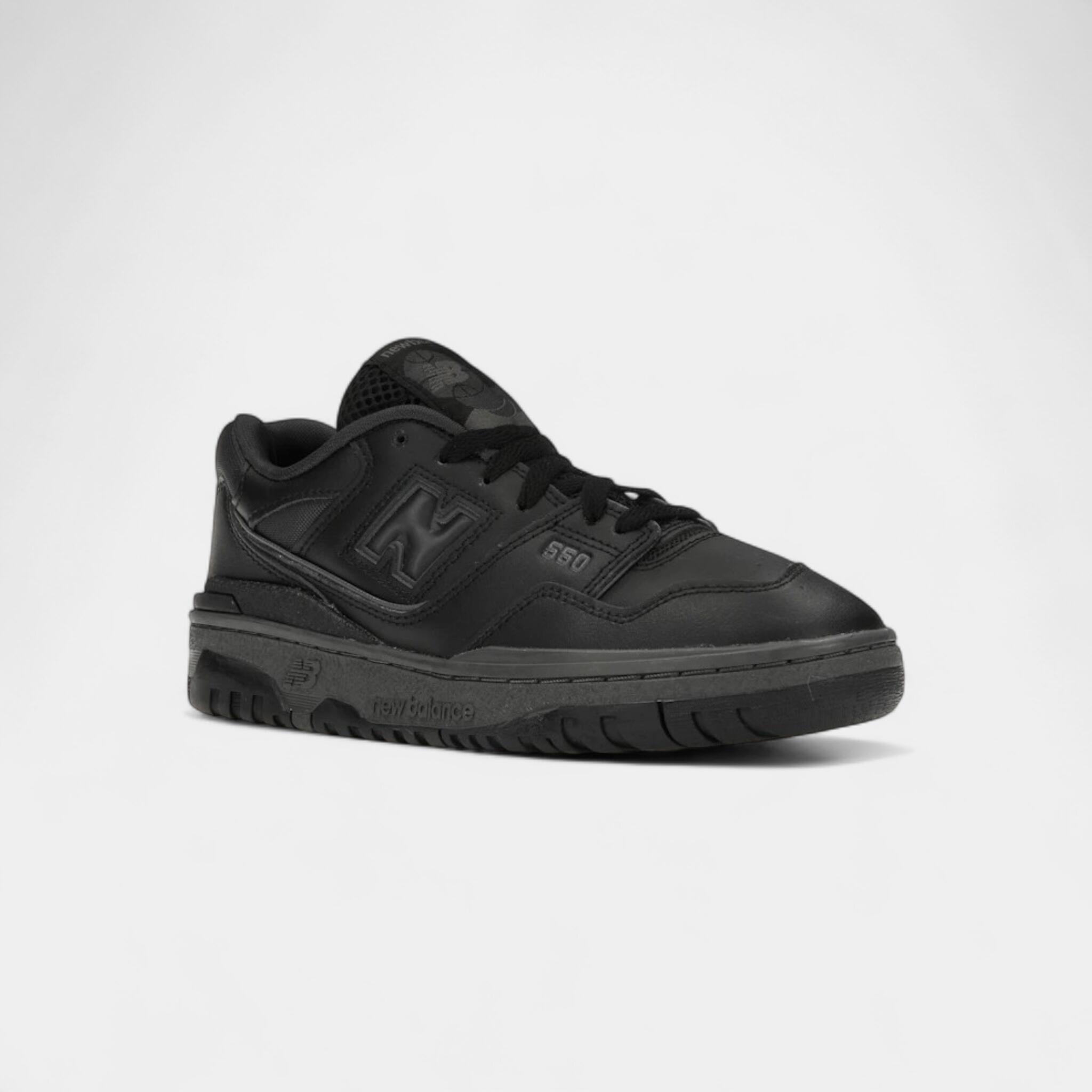 New Balance 550 Triple Black (GS) 2/5