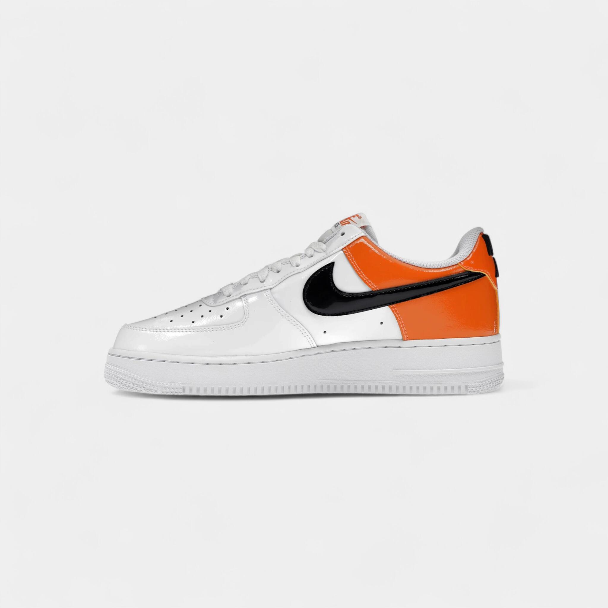 Nike Air Force 1 Low '07 Essential White/Brilliant Orange (Women's) 4/5
