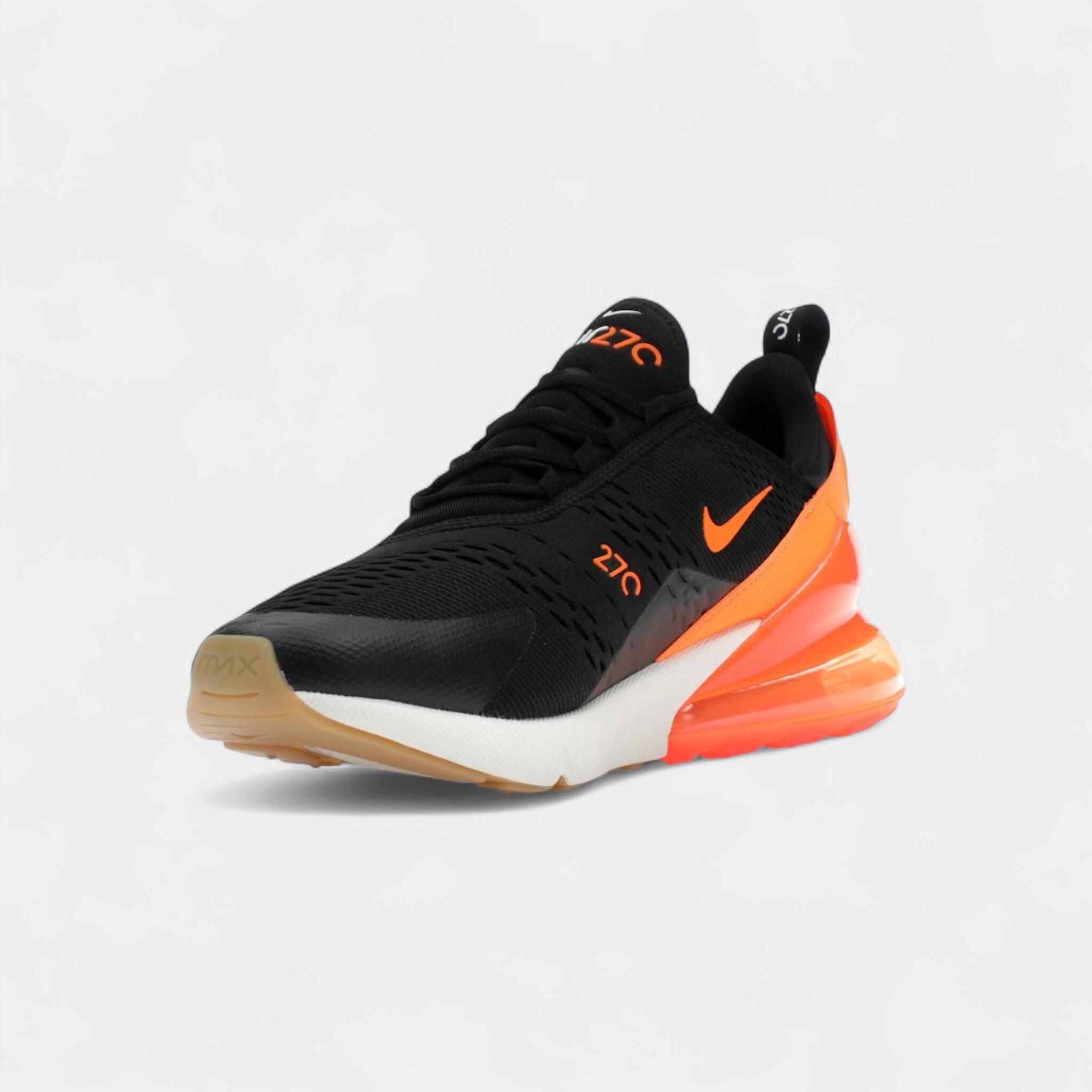 Nike Air Max 270 Black Phantom Total Orange 3/5