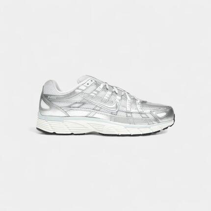 Nike P-6000 White Blue Tint Sail Metallic Silver (Women's)