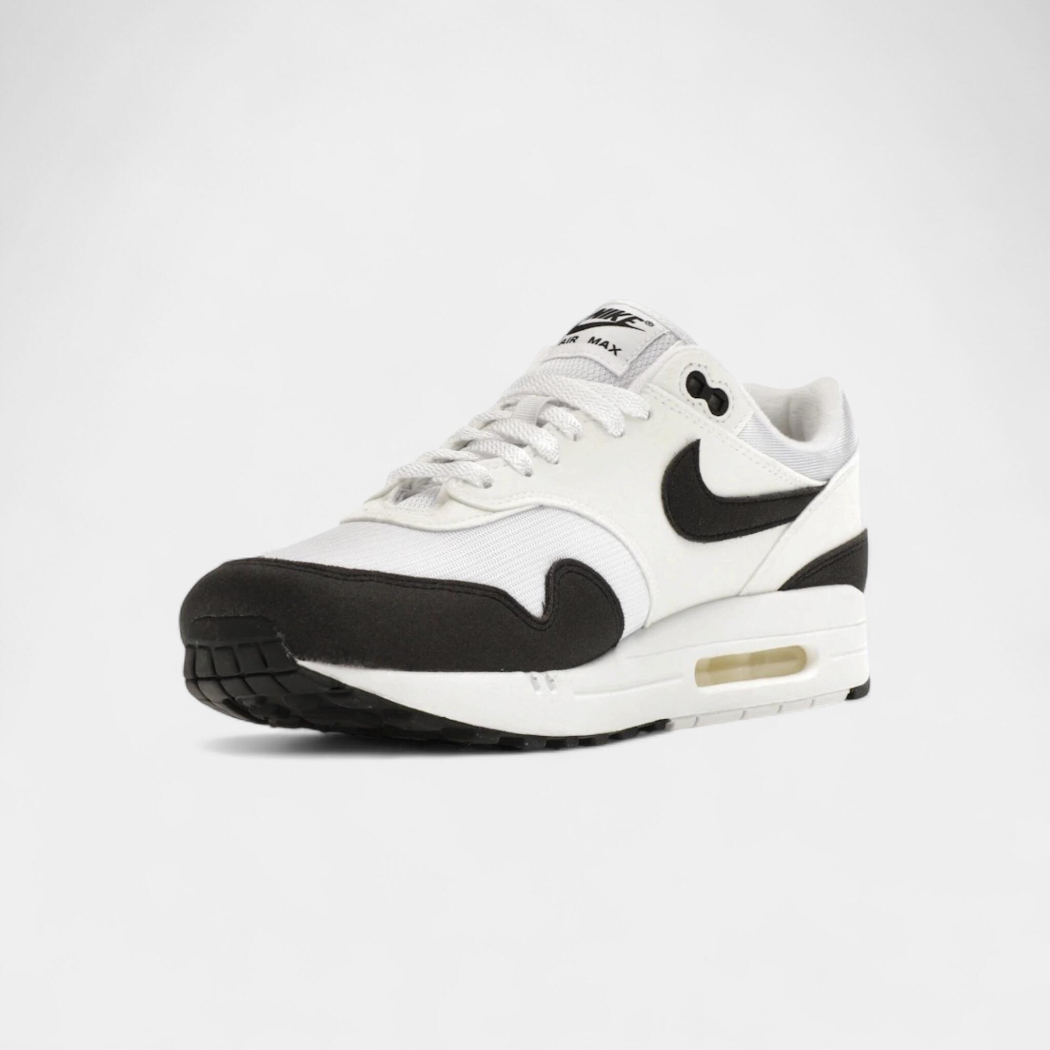 Nike Air Max 1 White Black Neutral Grey (Women's) 3/5
