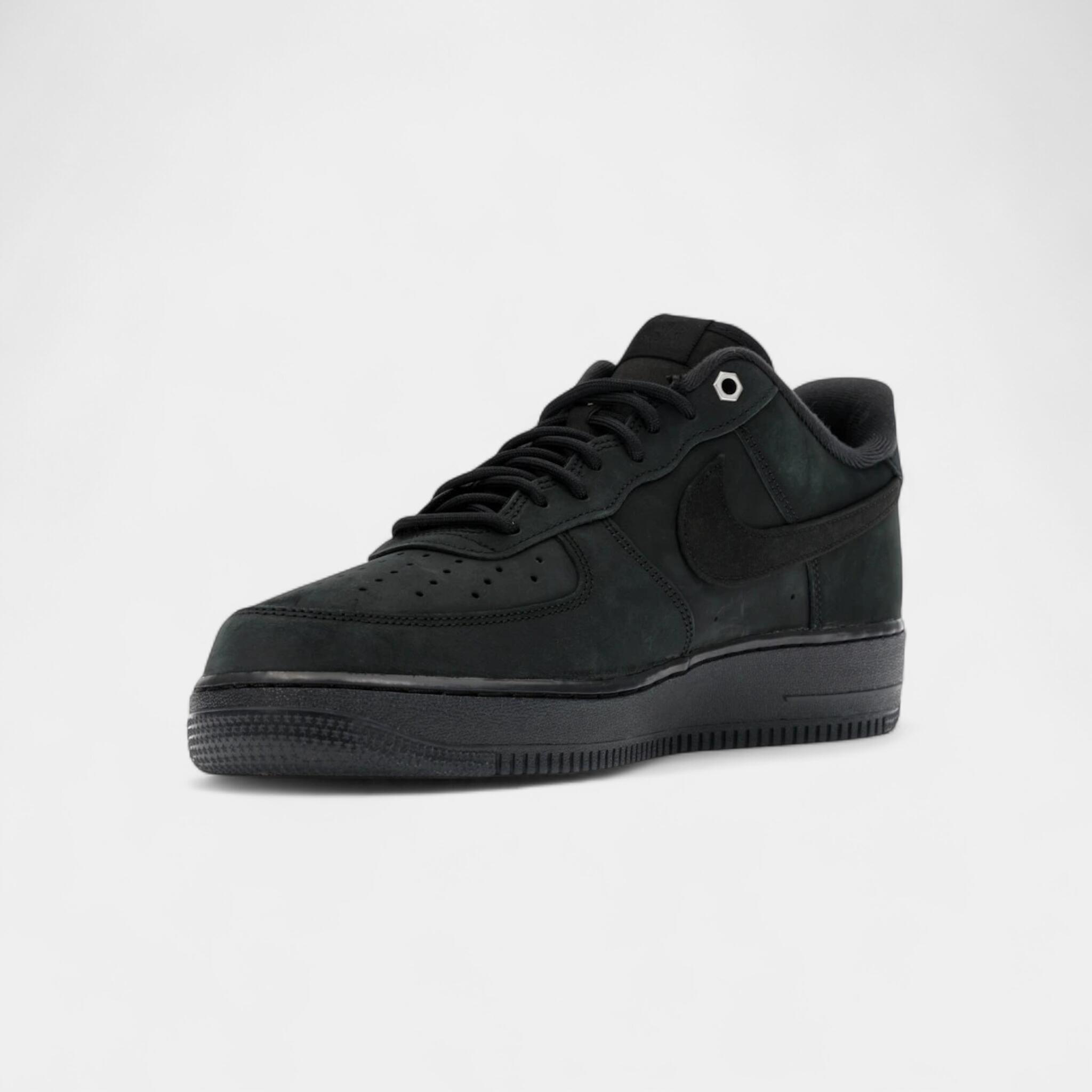 Nike Air Force 1 Low '07 WB Triple Black Nubuck 3/5