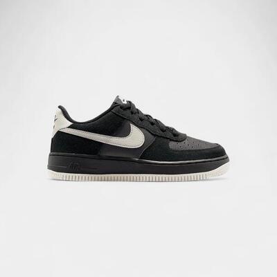 Nike air force 1 low lv8 2 black light bone (gs)