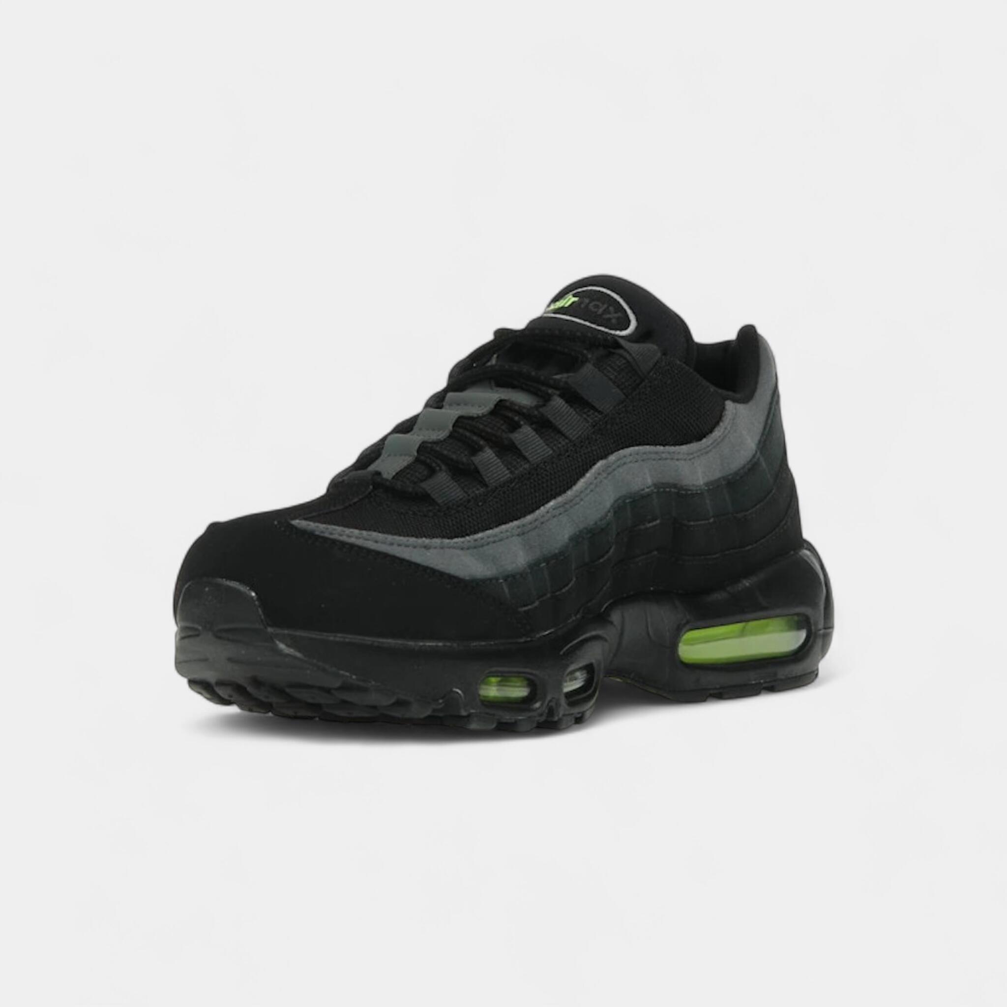 Nike Air Max 95 Retro Logo Black Grey Volt 3/5