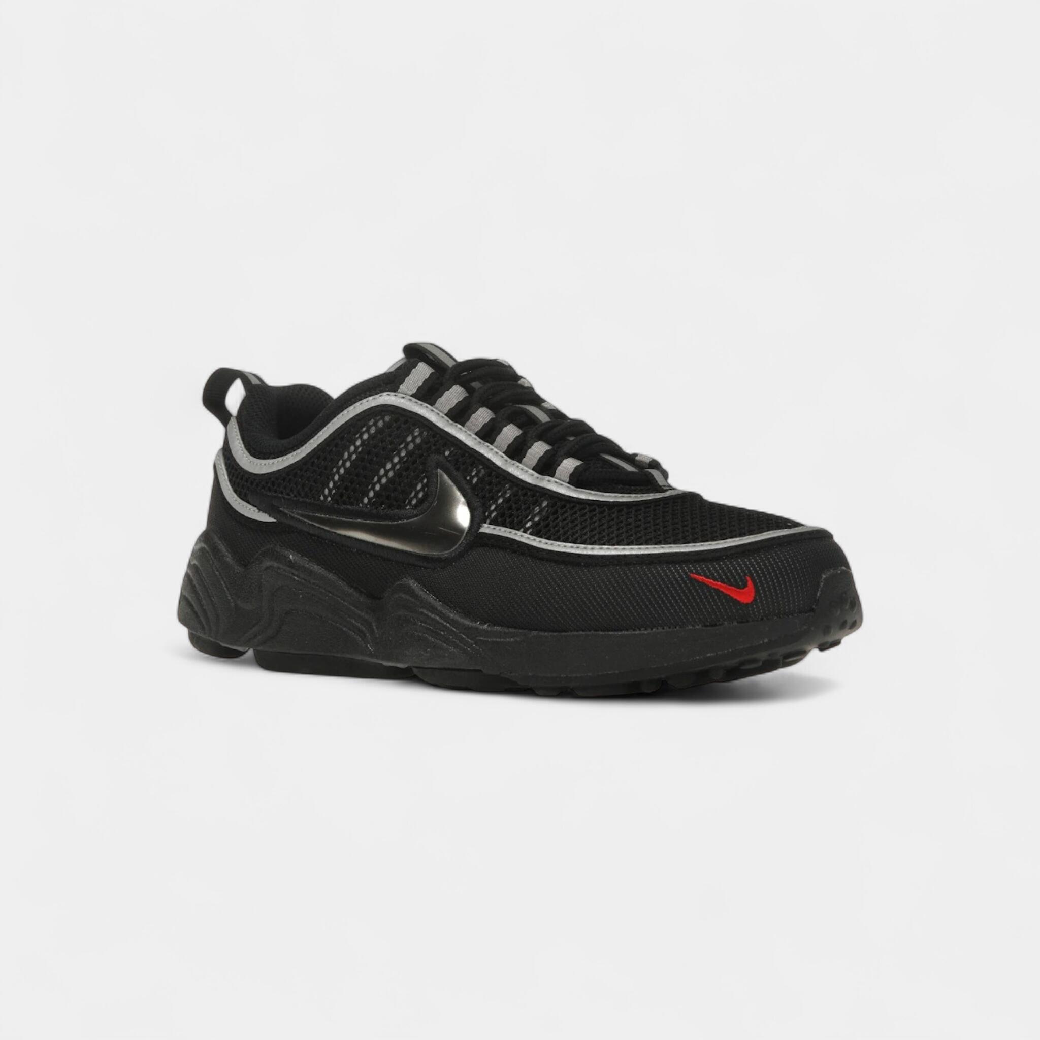 Nike Air Zoom Spiridon Black Metallic Silver 2/4