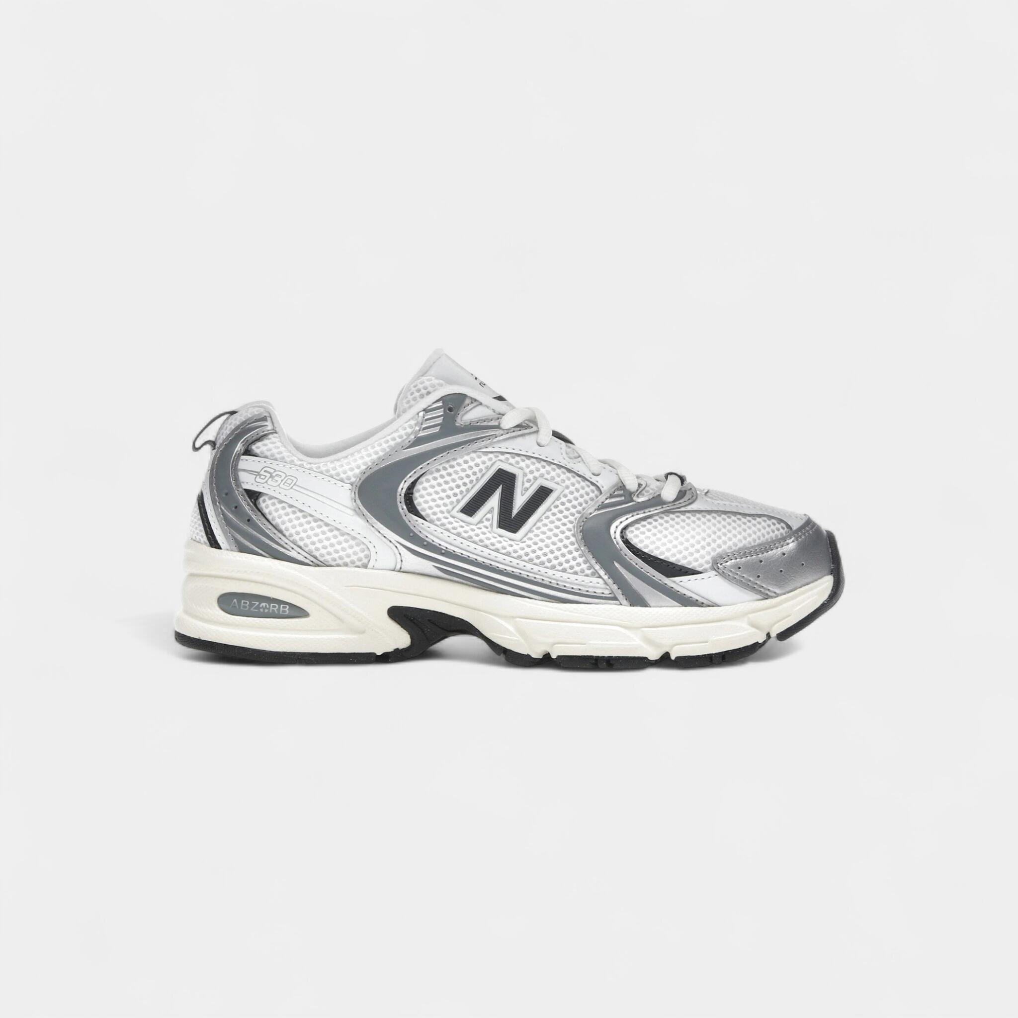 New Balance 530 Silver Metallic Black Cement 1/5