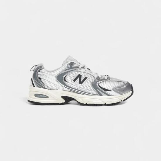 New Balance 530 Silver Metallic Black Cement