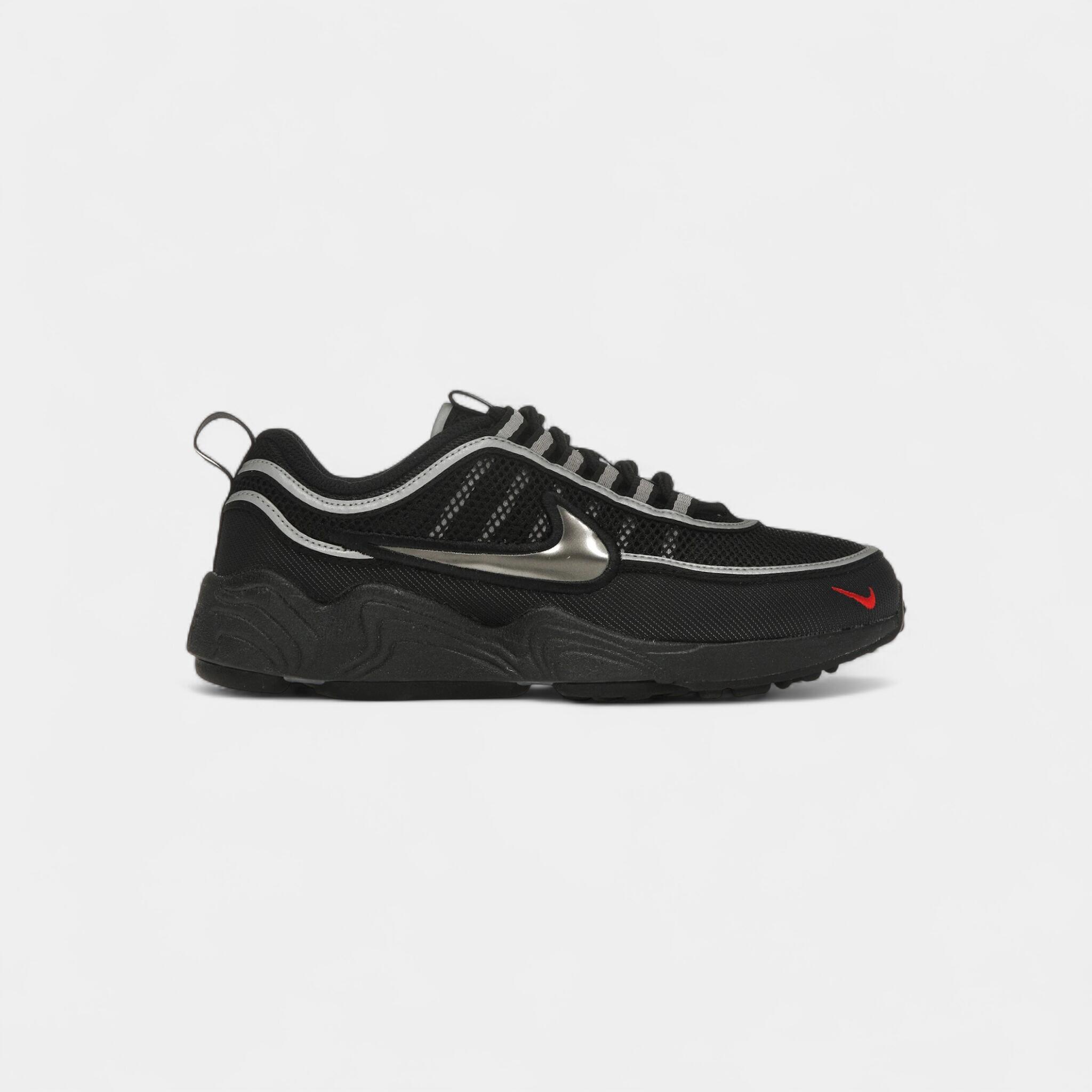 Nike Air Zoom Spiridon Black Metallic Silver 1/4