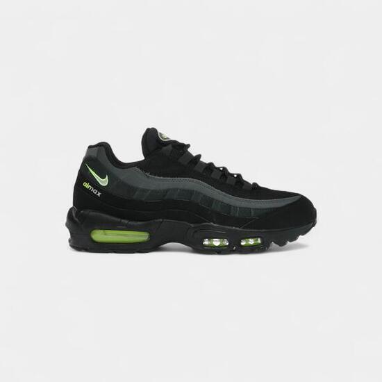 Nike Air Max 95 Retro Logo Black Grey Volt