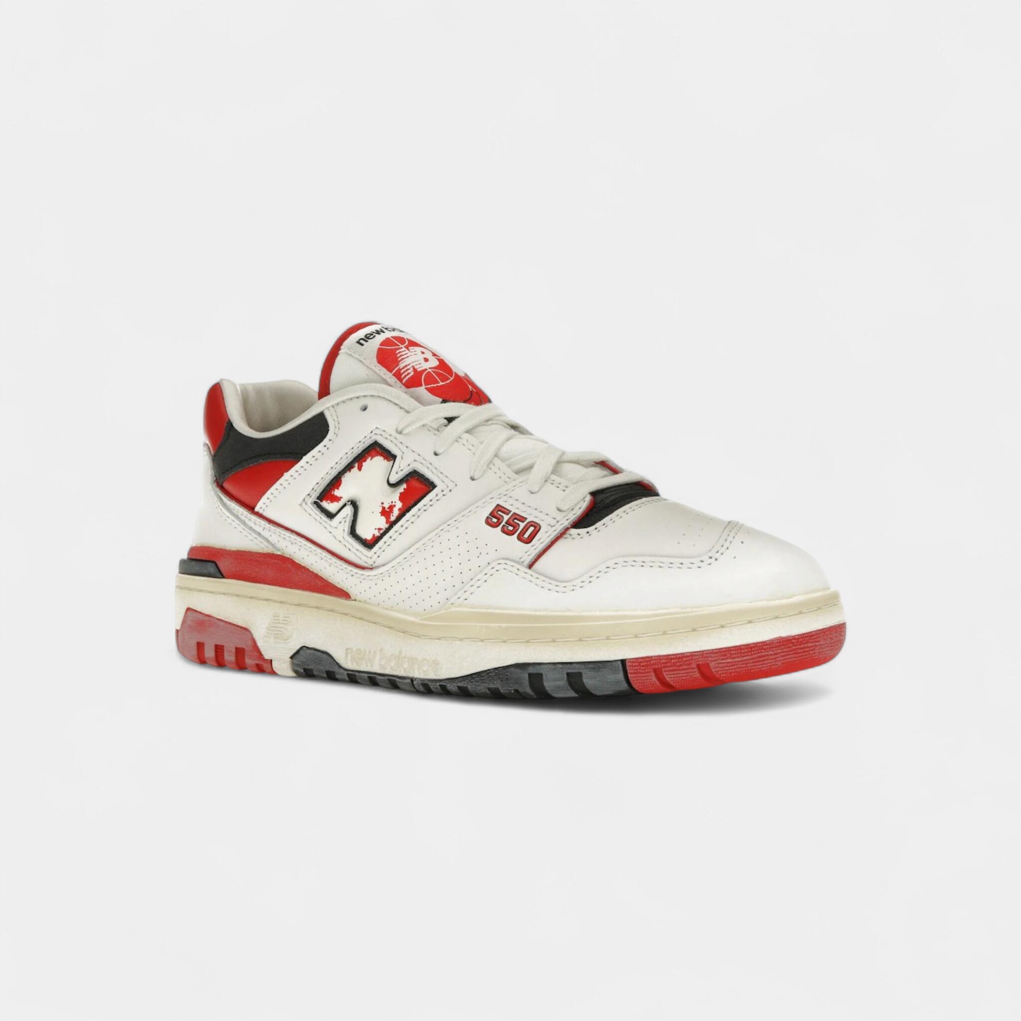 New Balance 550 Vintage Pack Team Red 2/5