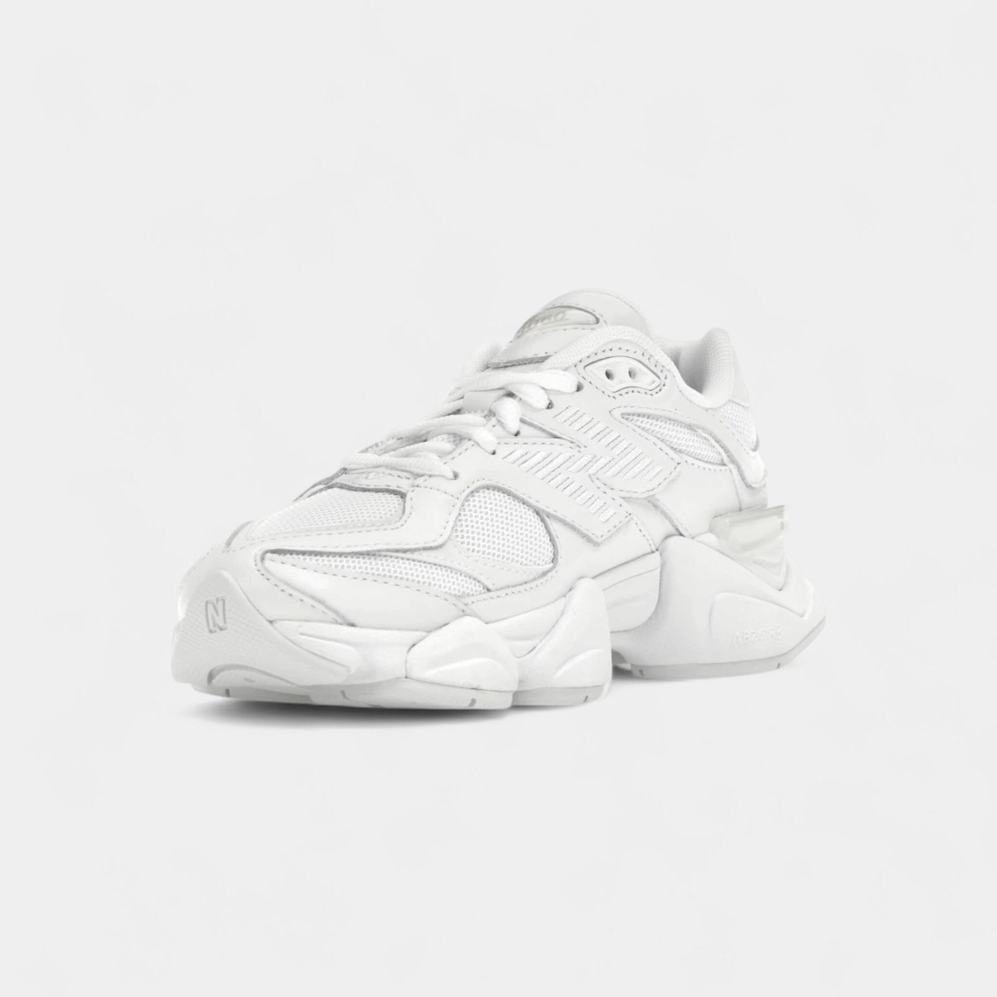 New Balance 9060 Triple White 3/5