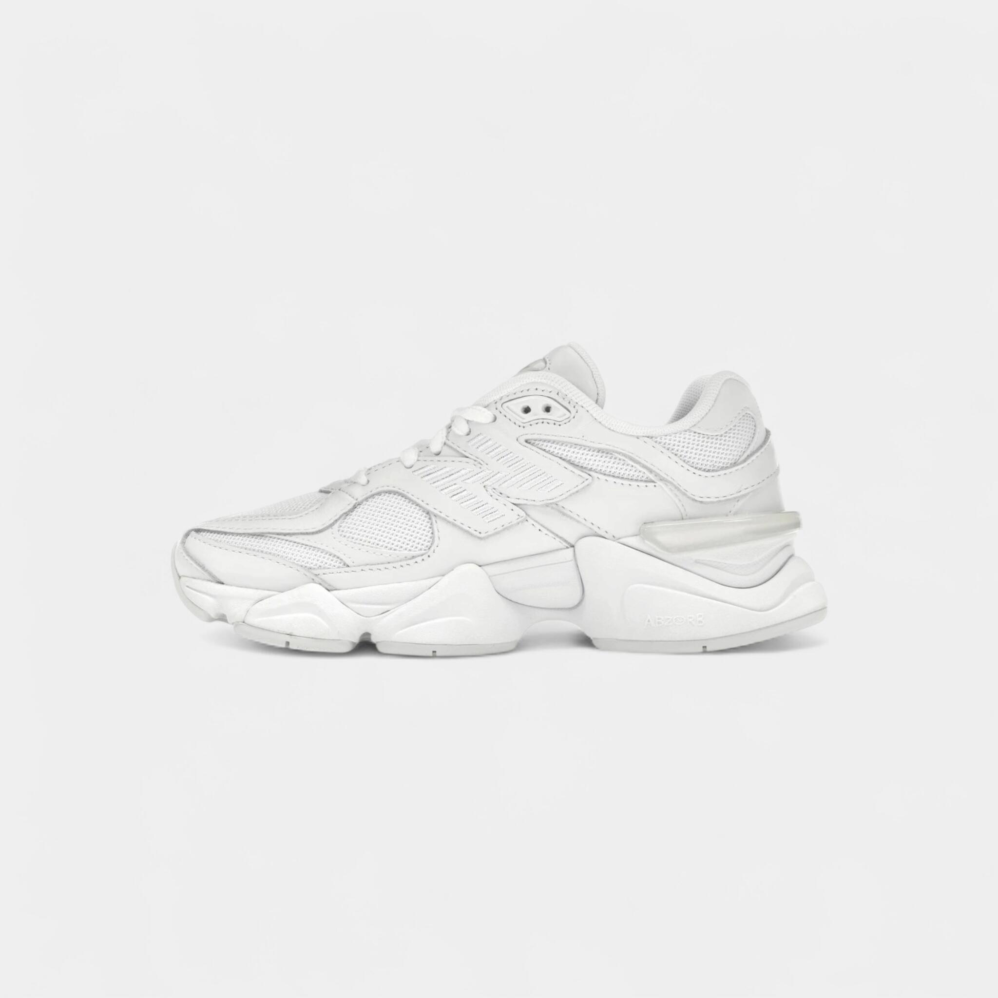 New Balance 9060 Triple White 4/5