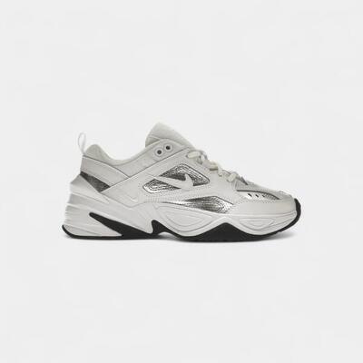 Nike M2K Tekno White Metallic Silver Black (Women's)