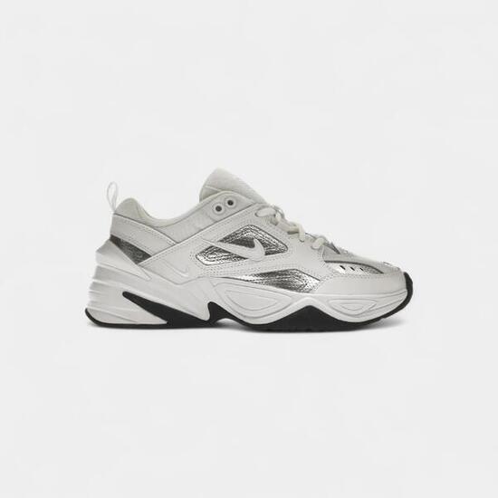 Nike M2K Tekno White Metallic Silver Black (Women's)