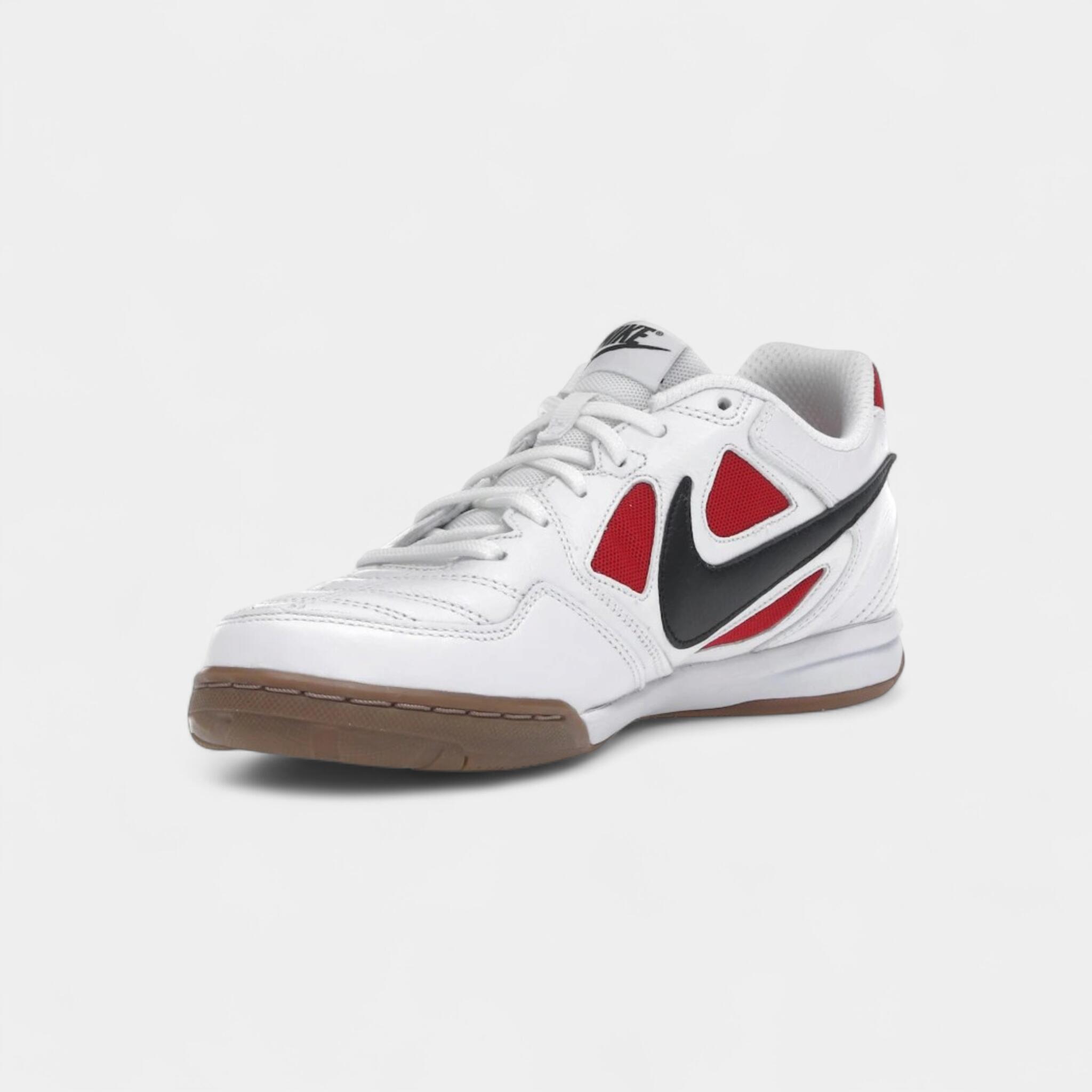 Nike Gato White Gym Red Gum Dark Brown Black 3/5