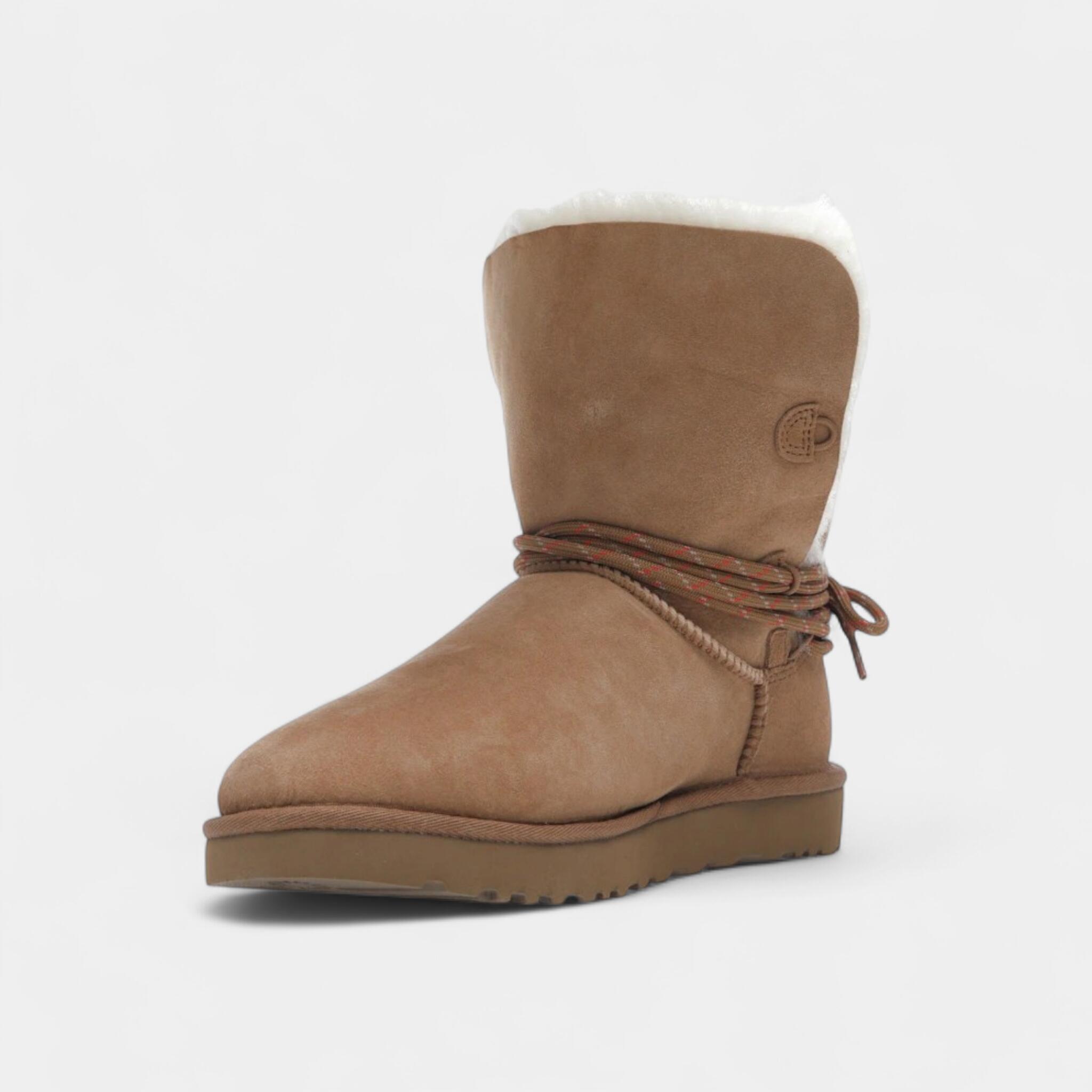 UGG Bailey Tie Boot Chestnut (Women's) 3/5