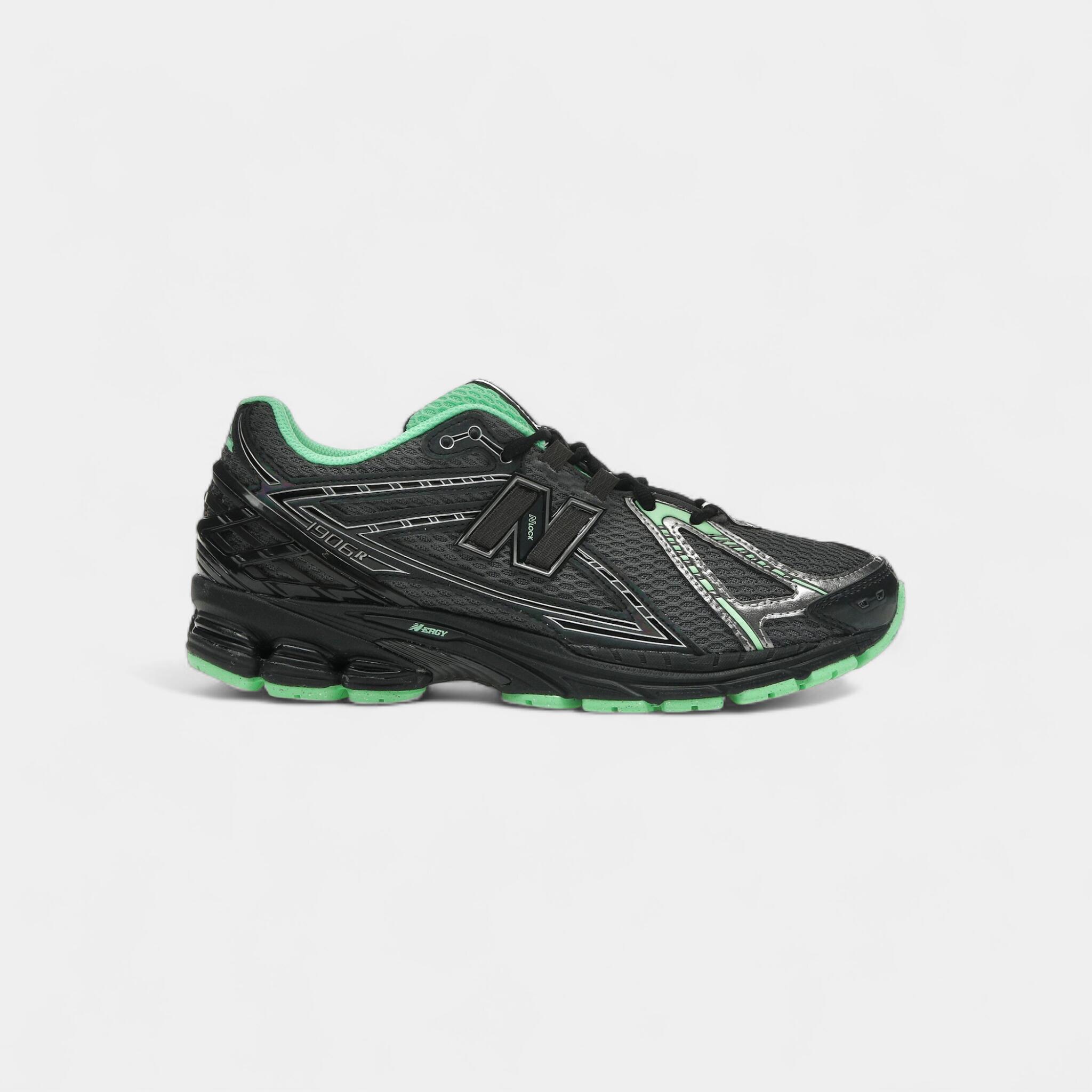 New Balance 1906R Dark Silver Metallic Lab Green 1/4
