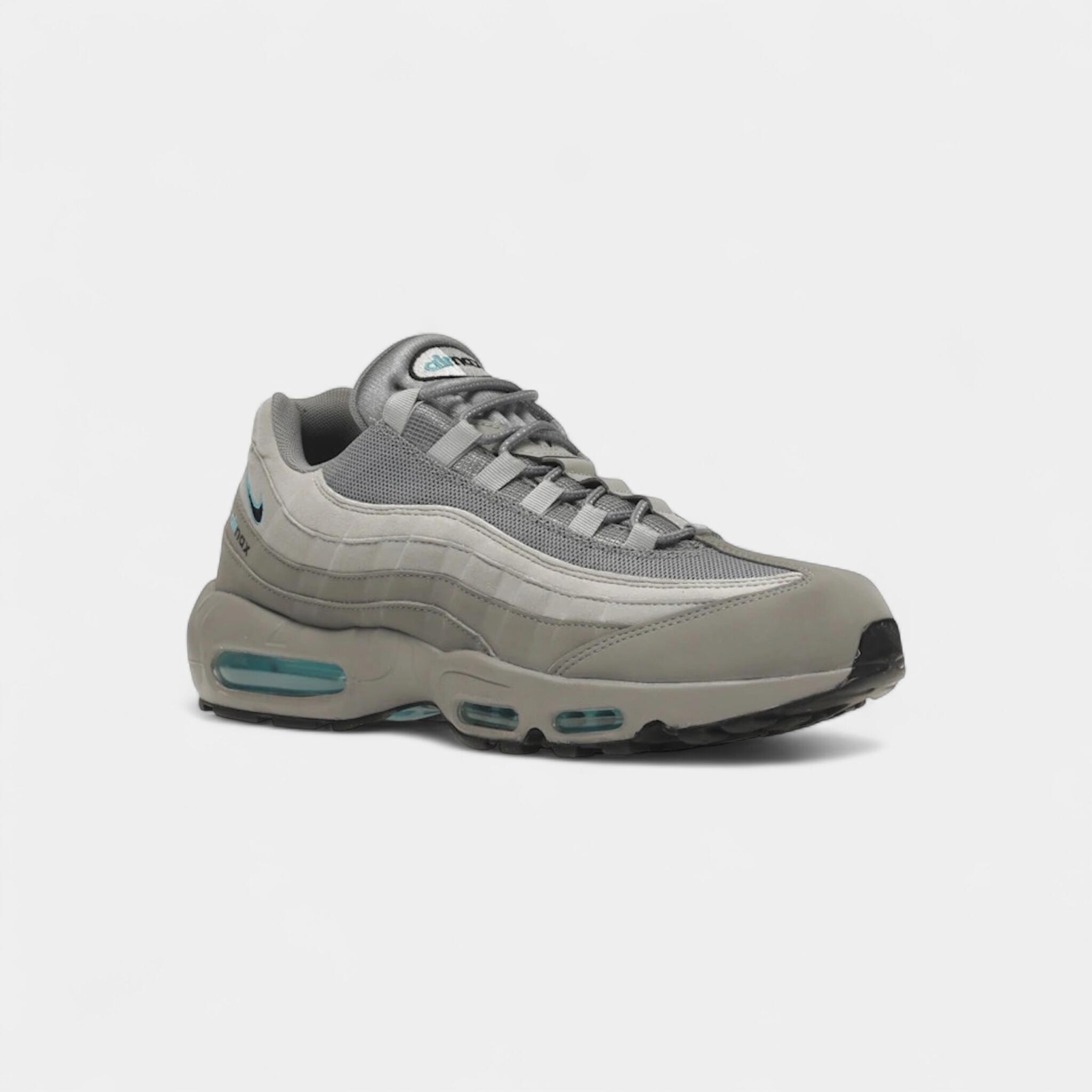 Nike Air Max 95 Retro Logo Grey Aqua 2/5
