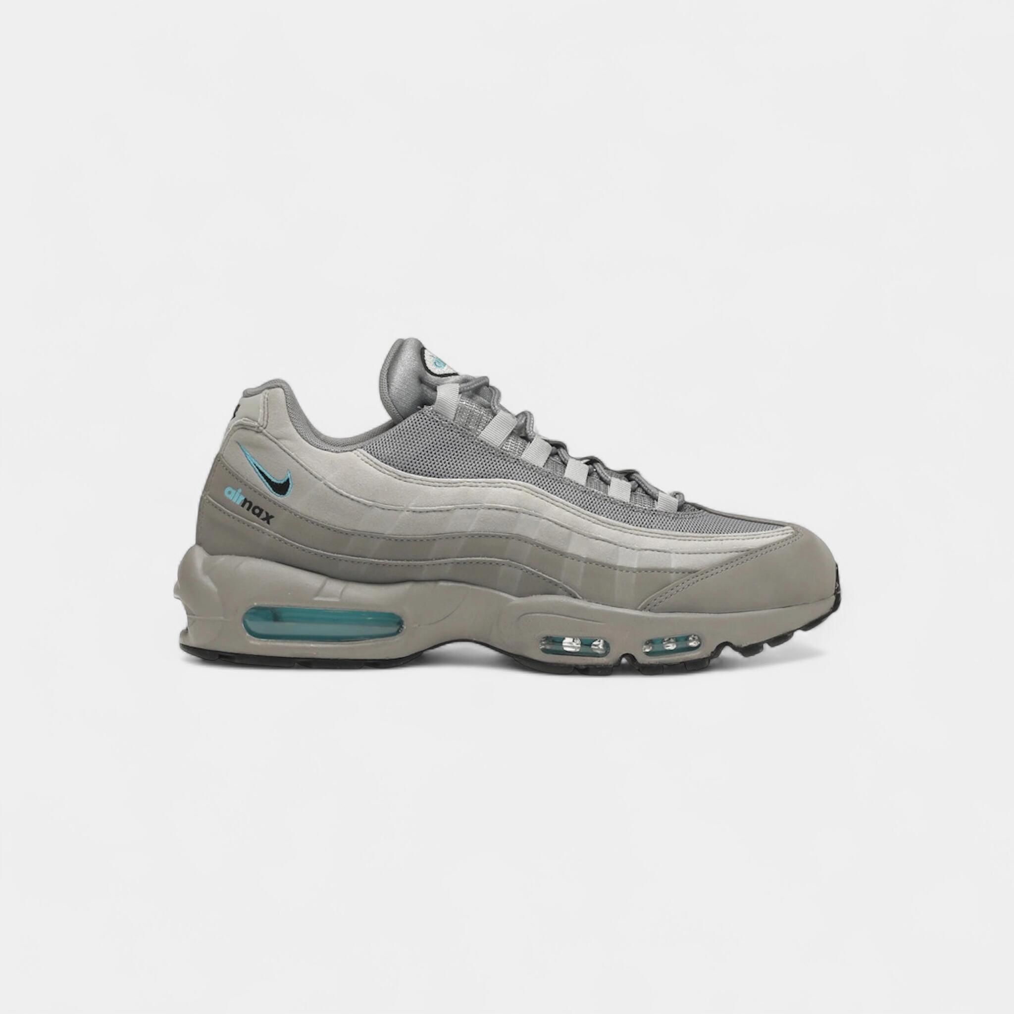 Nike Air Max 95 Retro Logo Grey Aqua 1/5