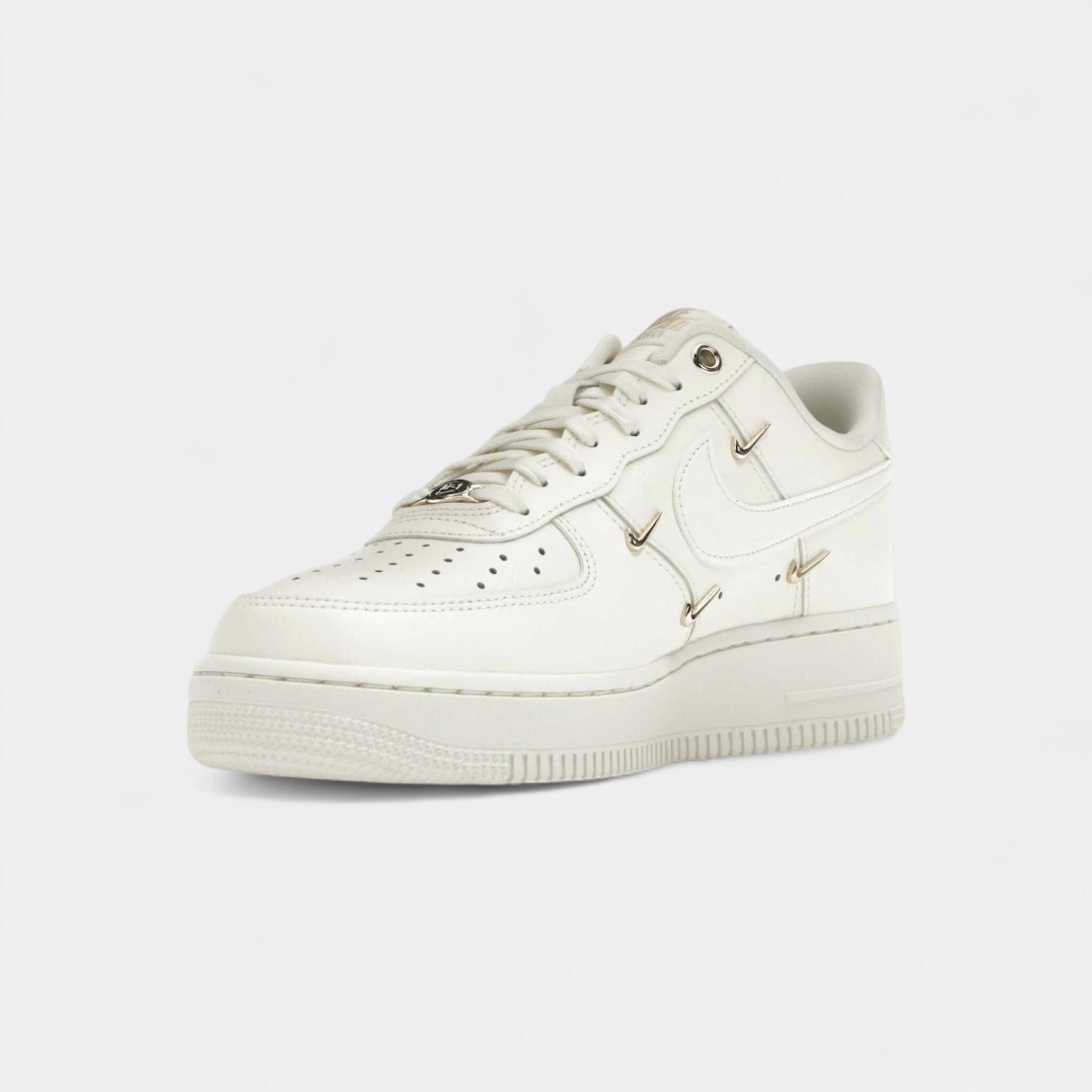 Nike Air Force 1 '07 LX CN Sail Gold Mini Swooshes (Women's) 3/5