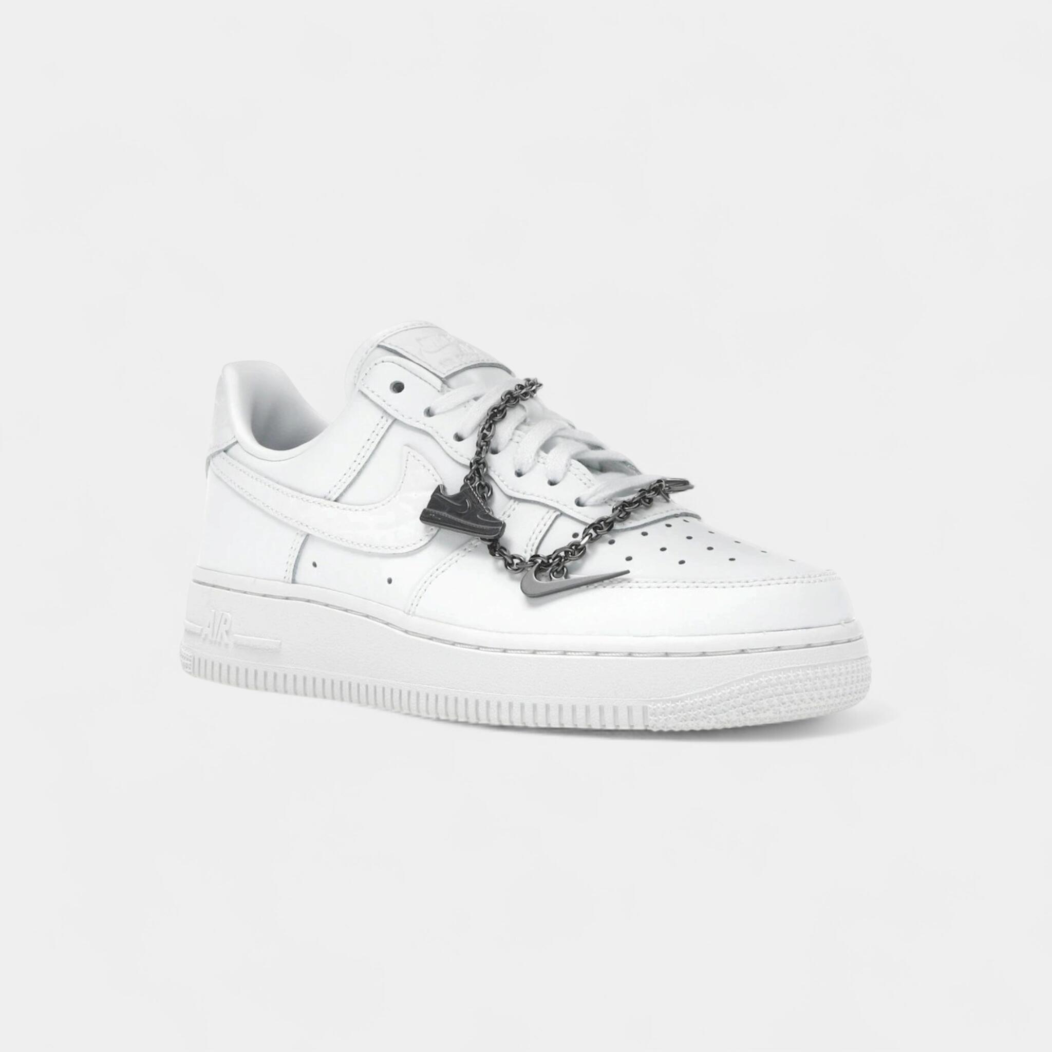 Nike Air Force 1 '07 Low Summit White Mini Charm (Women's) 2/5