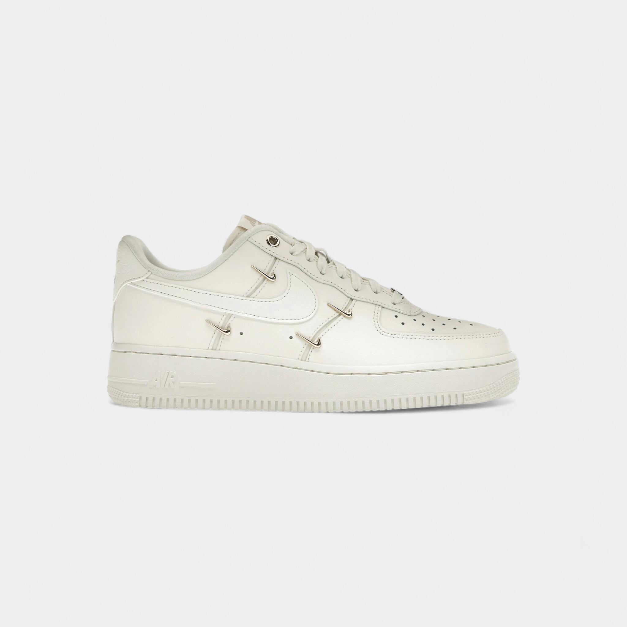Nike Air Force 1 '07 LX CN Sail Gold Mini Swooshes (Women's) 1/5