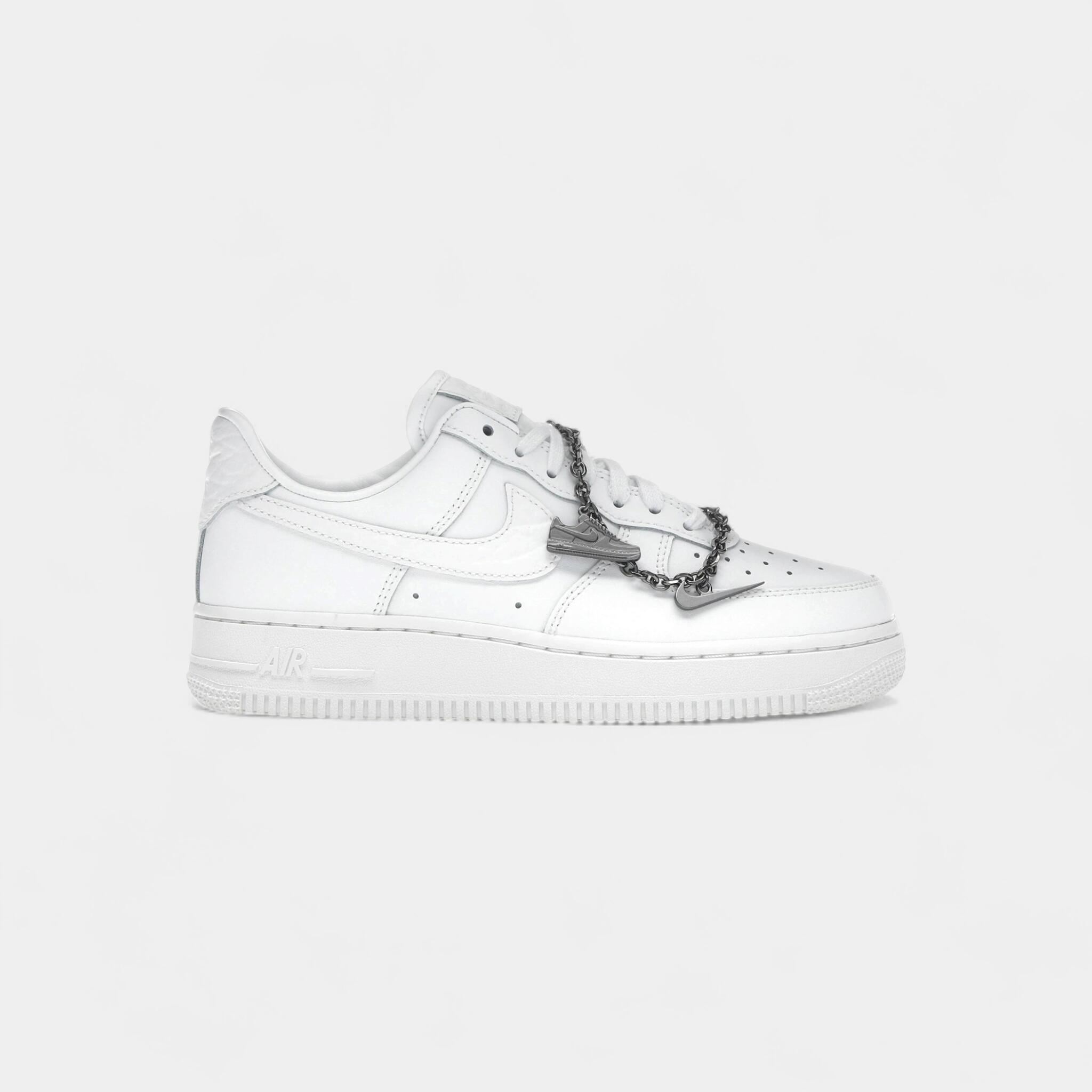Nike Air Force 1 '07 Low Summit White Mini Charm (Women's) 1/5