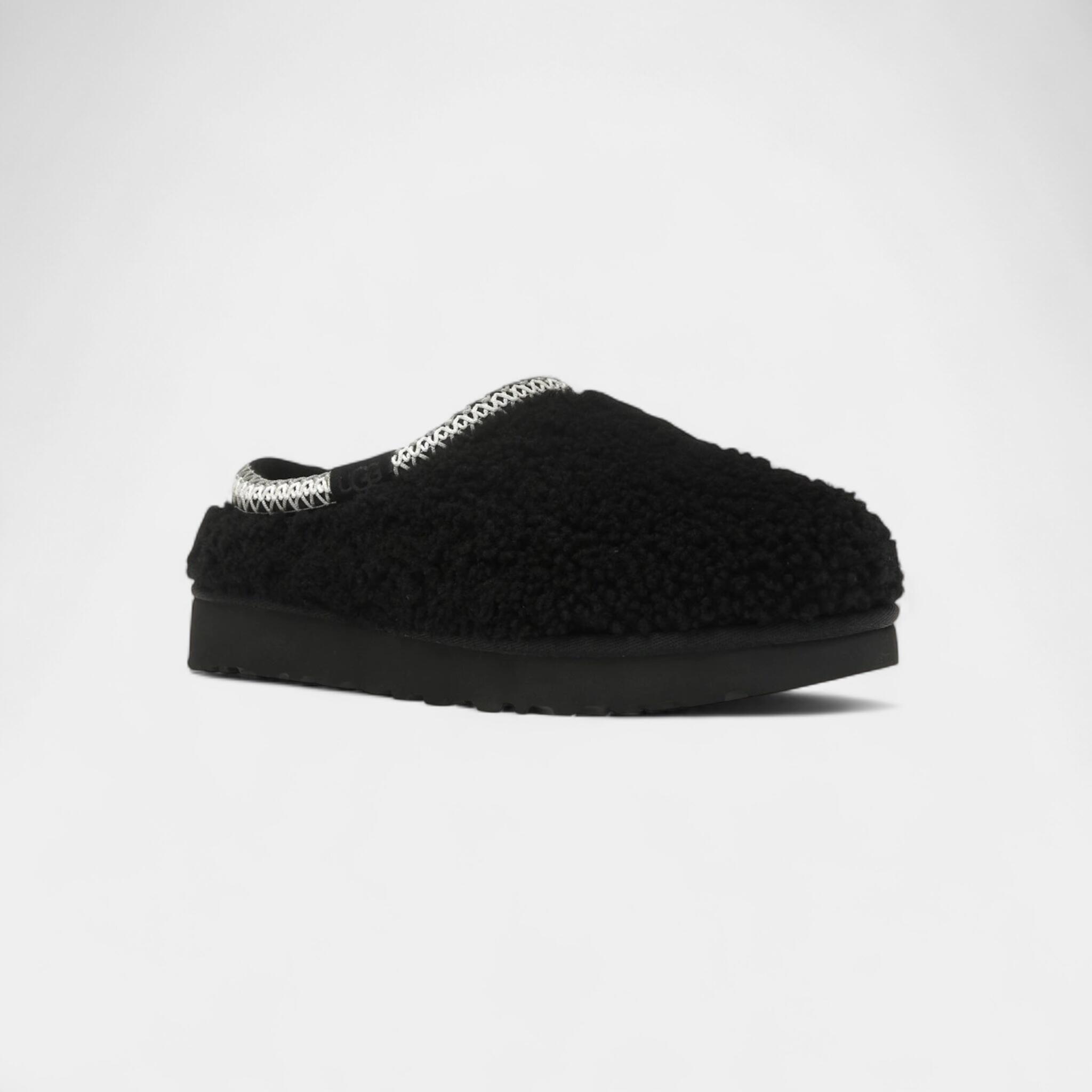 UGG Tasman Maxi Curly Slipper Black (Women's) 2/5