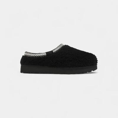 Ugg tasman maxi curly slipper black (women's)
